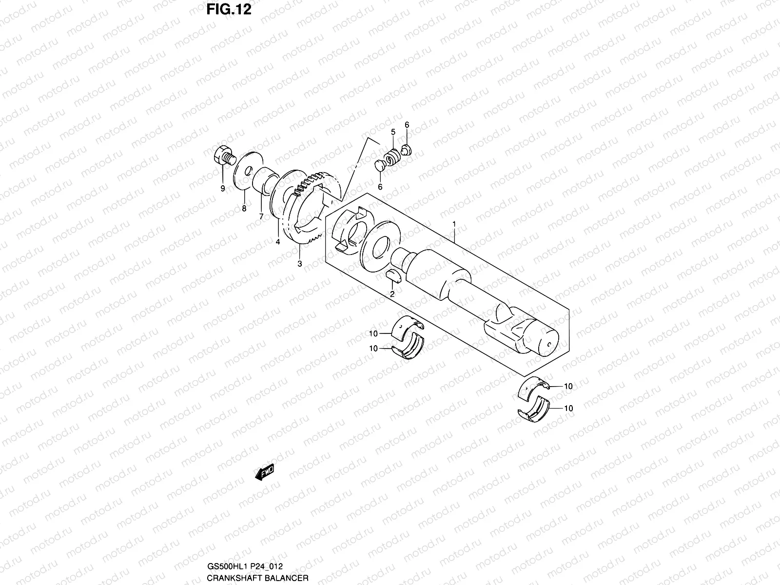 12 - CRANKSHAFT BALANCER