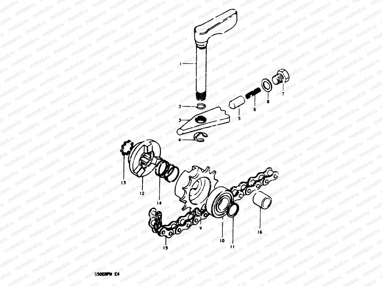 12 - CYCLE SPROCKET