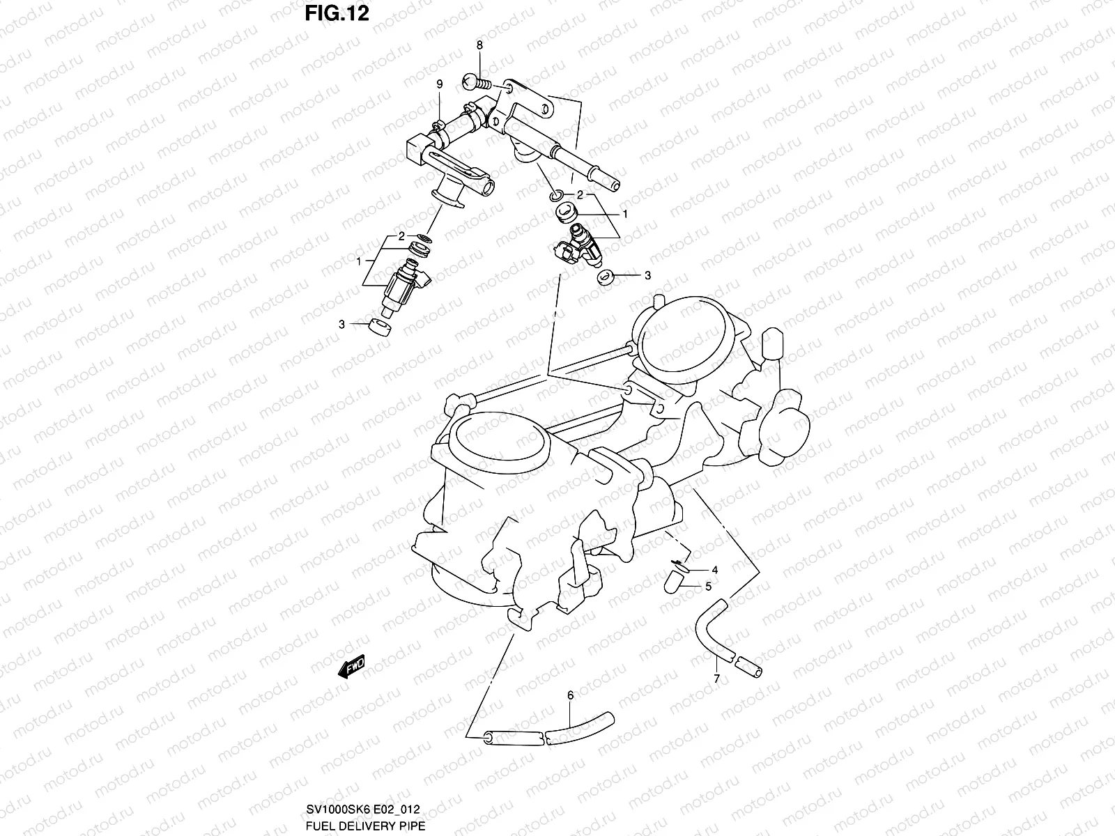 12 - FUEL DELIVERY PIPE