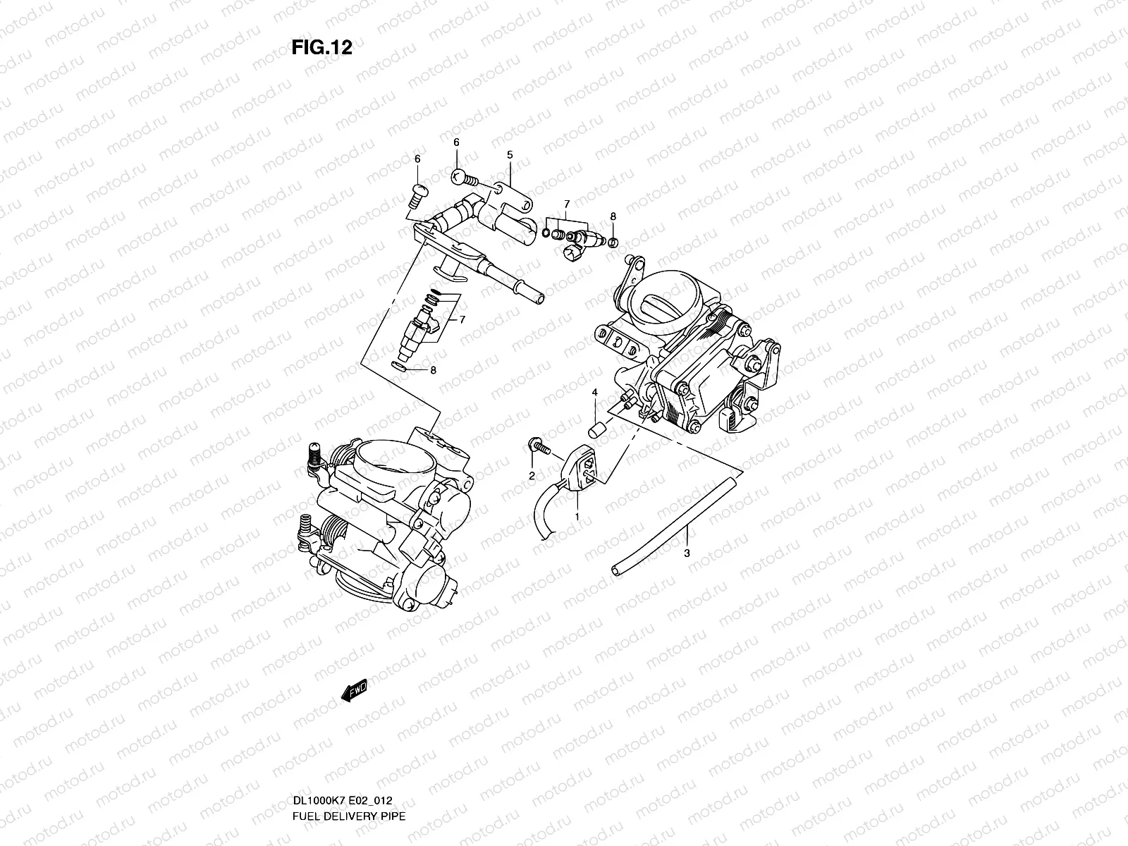 12 - FUEL DELIVERY PIPE