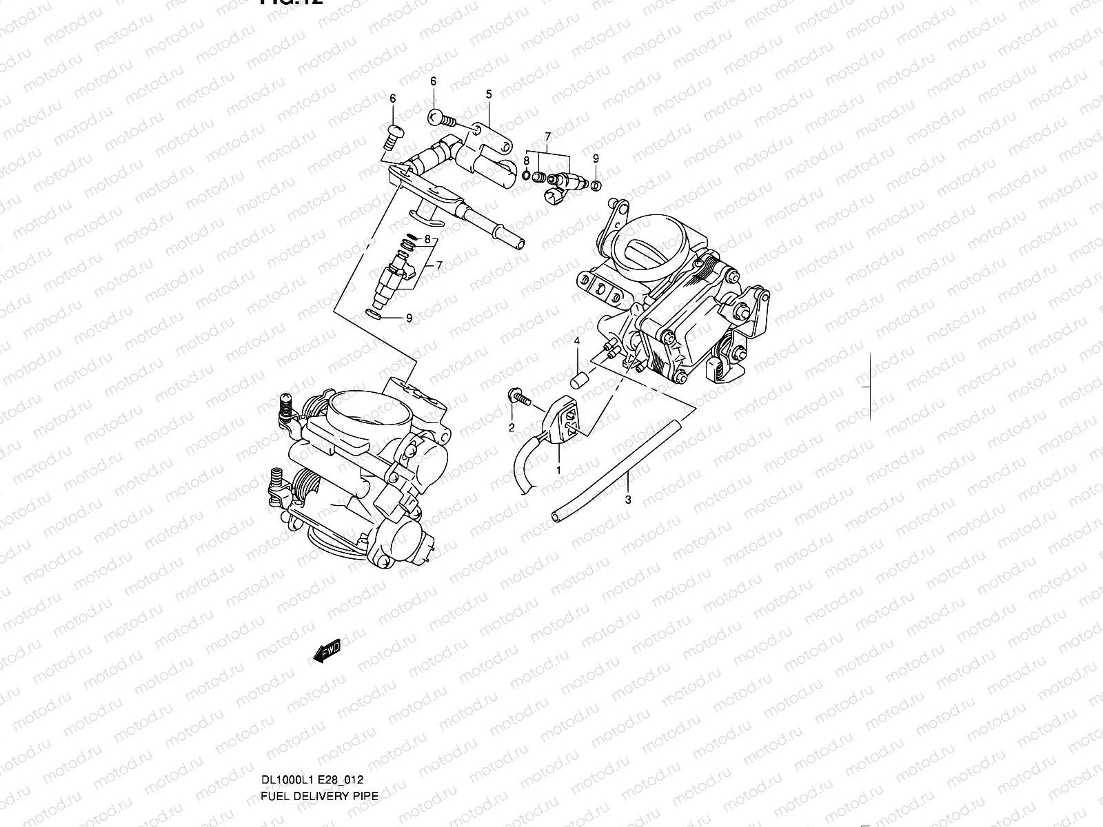 12 - FUEL DELIVERY PIPE