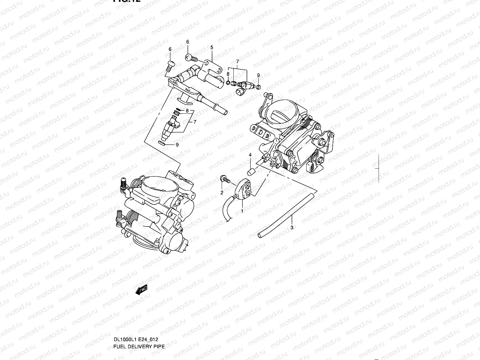 12 - FUEL DELIVERY PIPE
