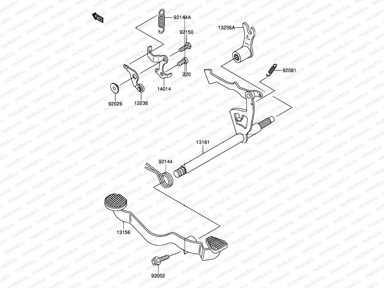 12 - GEAR CHANGE MECHANISM