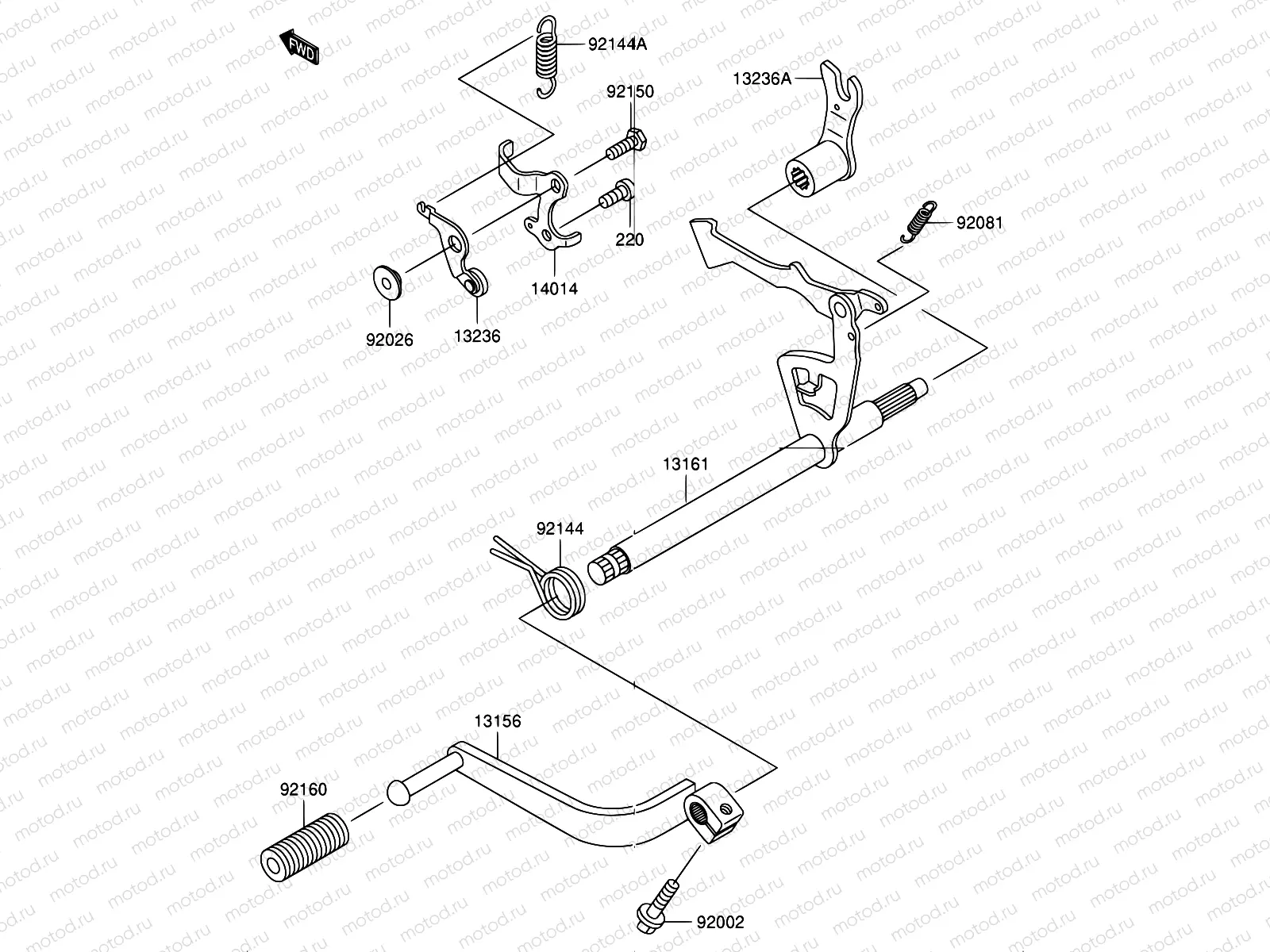 12 - GEAR CHANGE MECHANISM