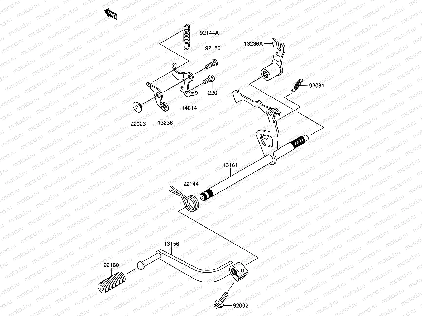 12 - GEAR CHANGE MECHANISM