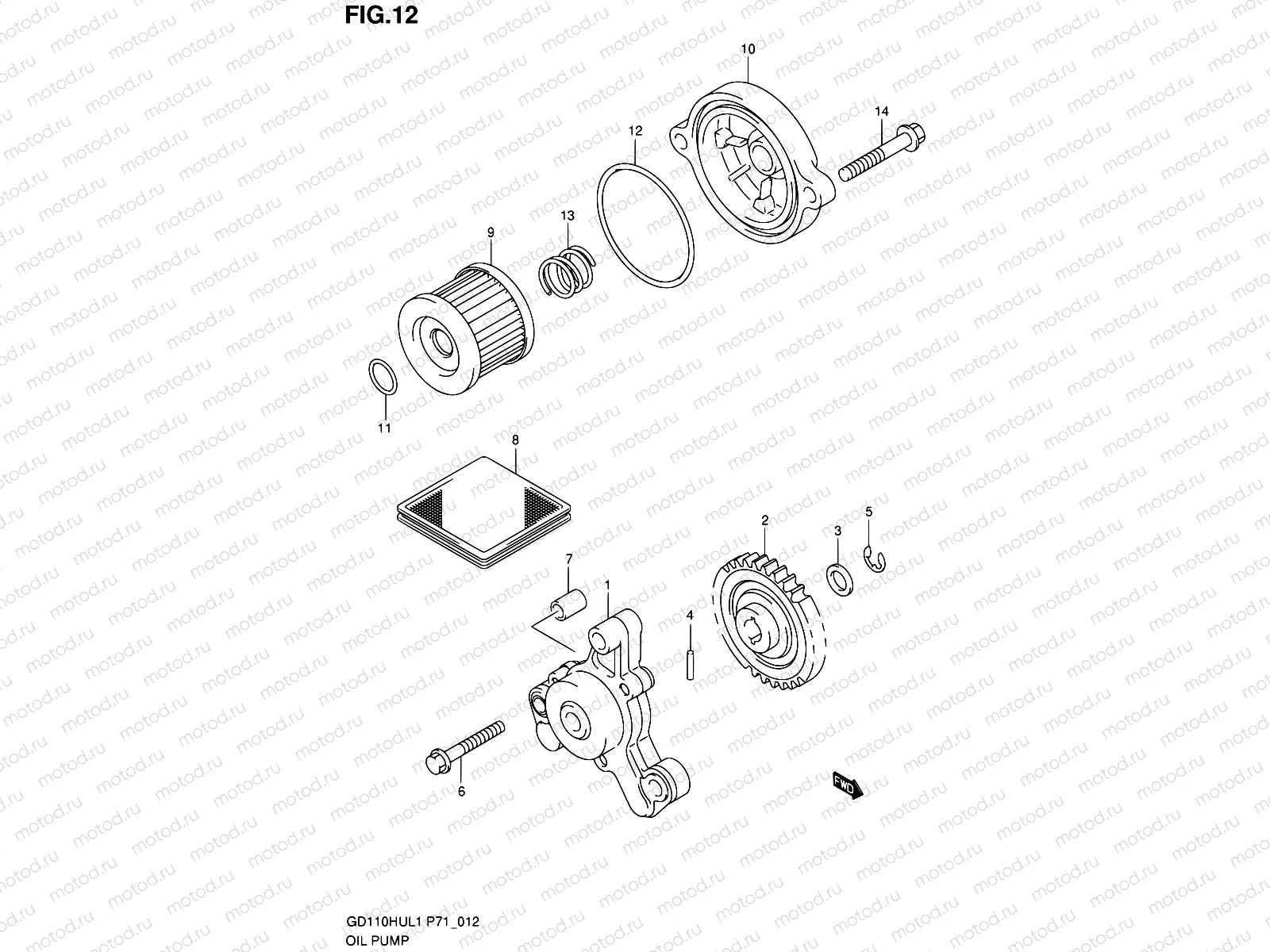 12 - OIL PUMP