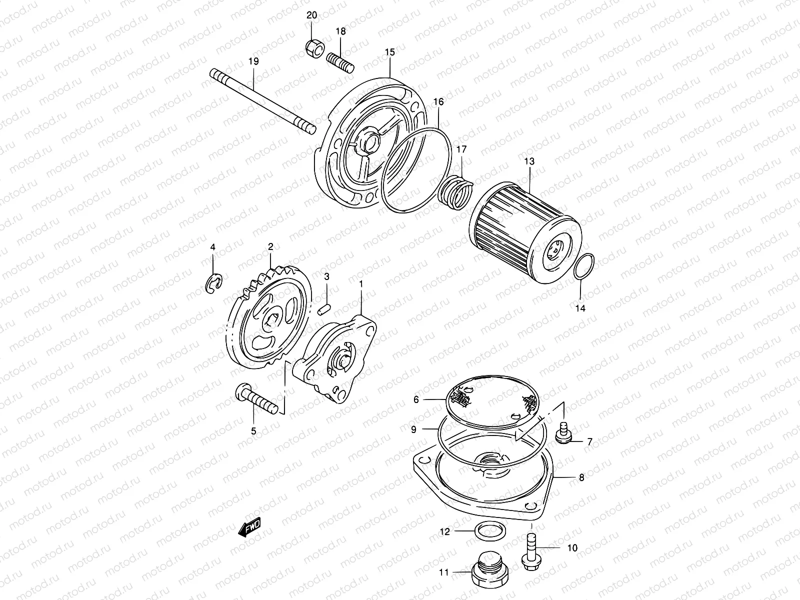 12 - OIL PUMP