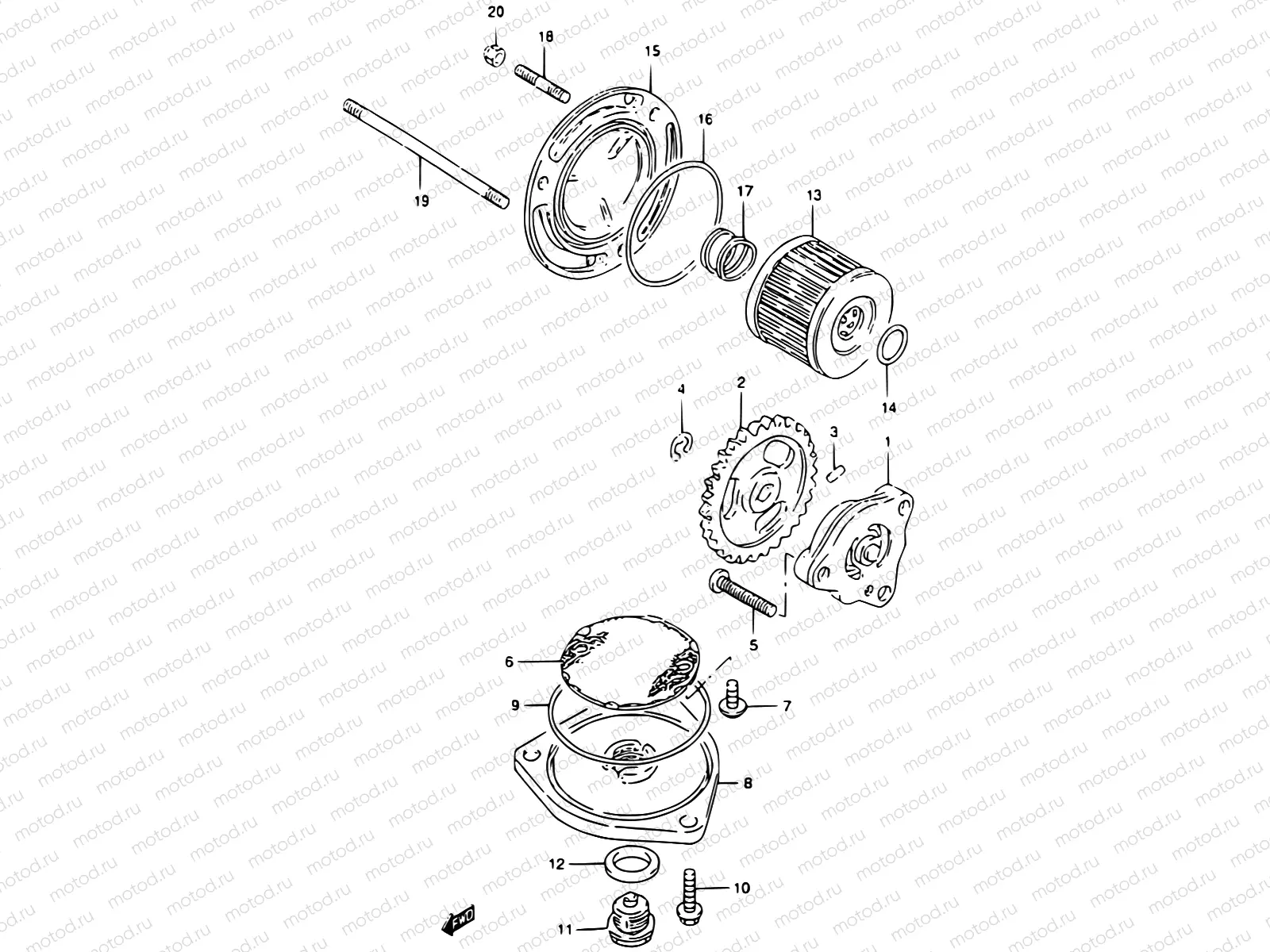 12 - OIL PUMP