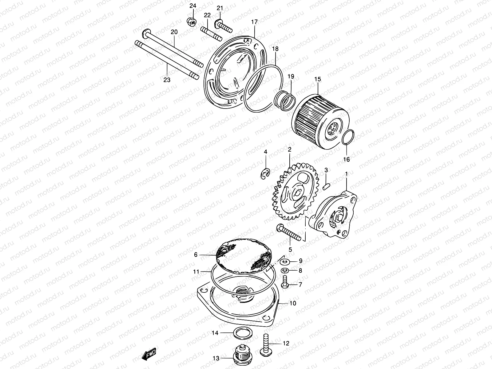 12 - OIL PUMP