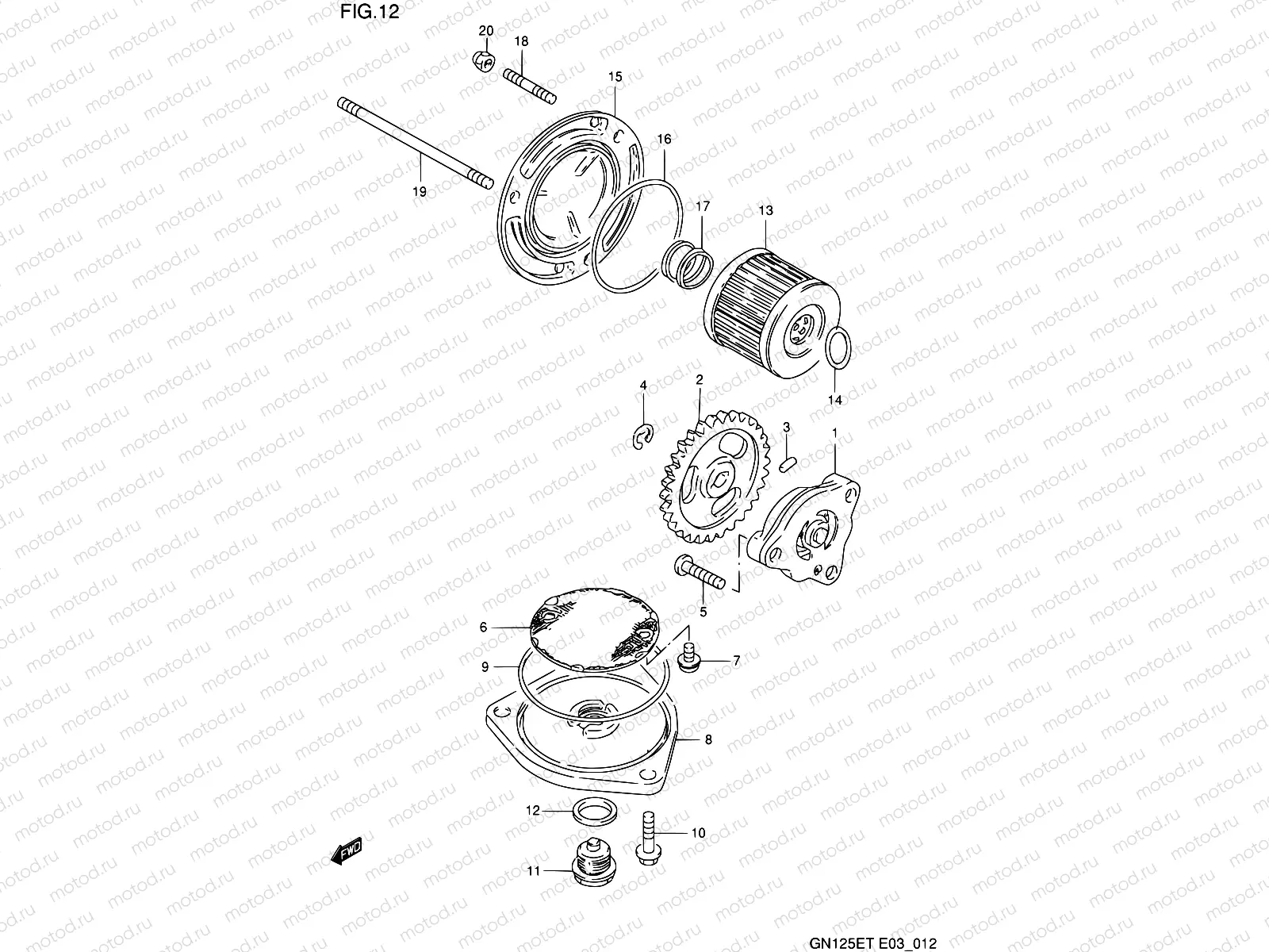 12 - OIL PUMP