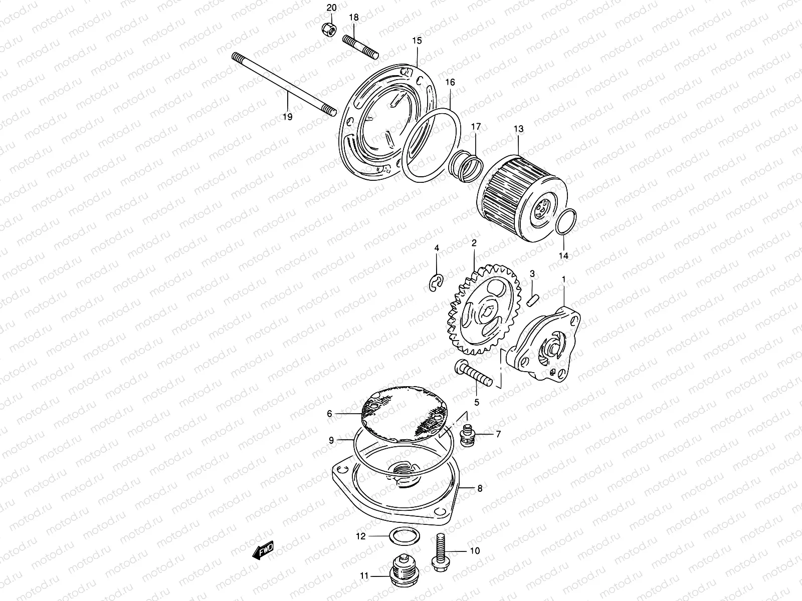 12 - OIL PUMP