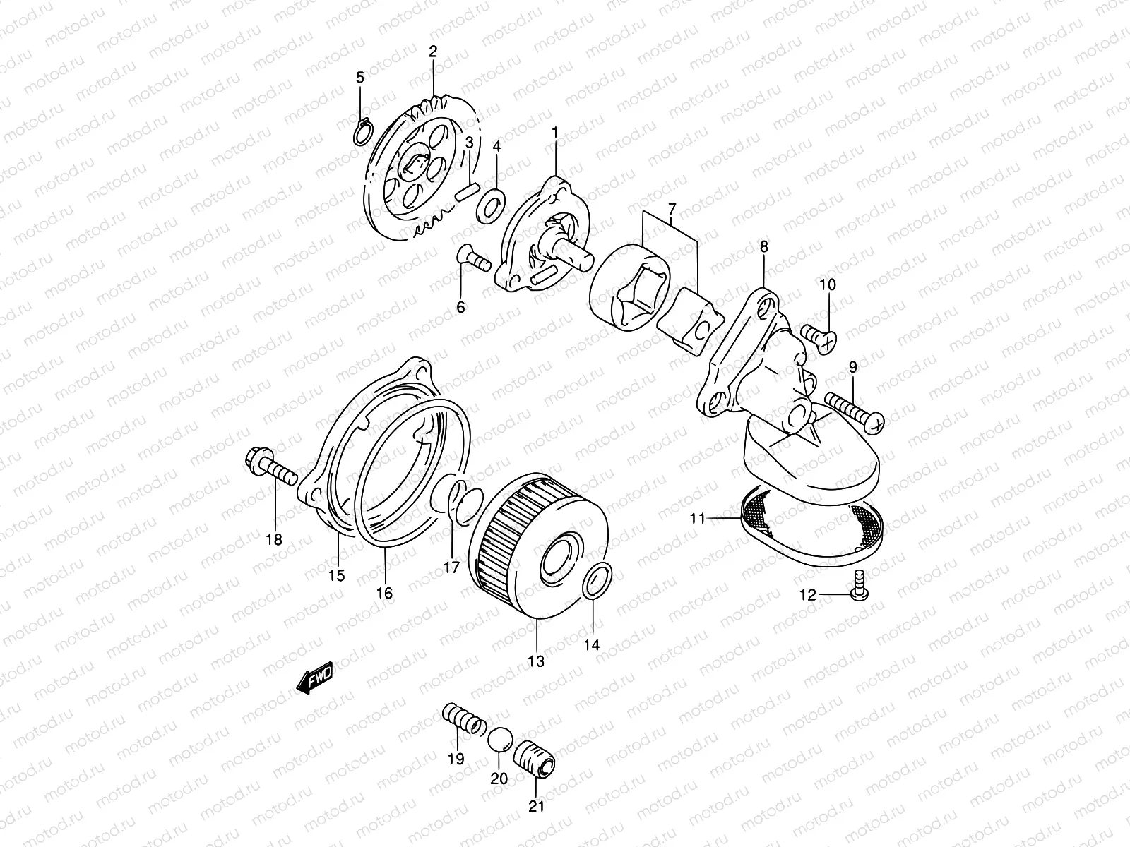12 - OIL PUMP