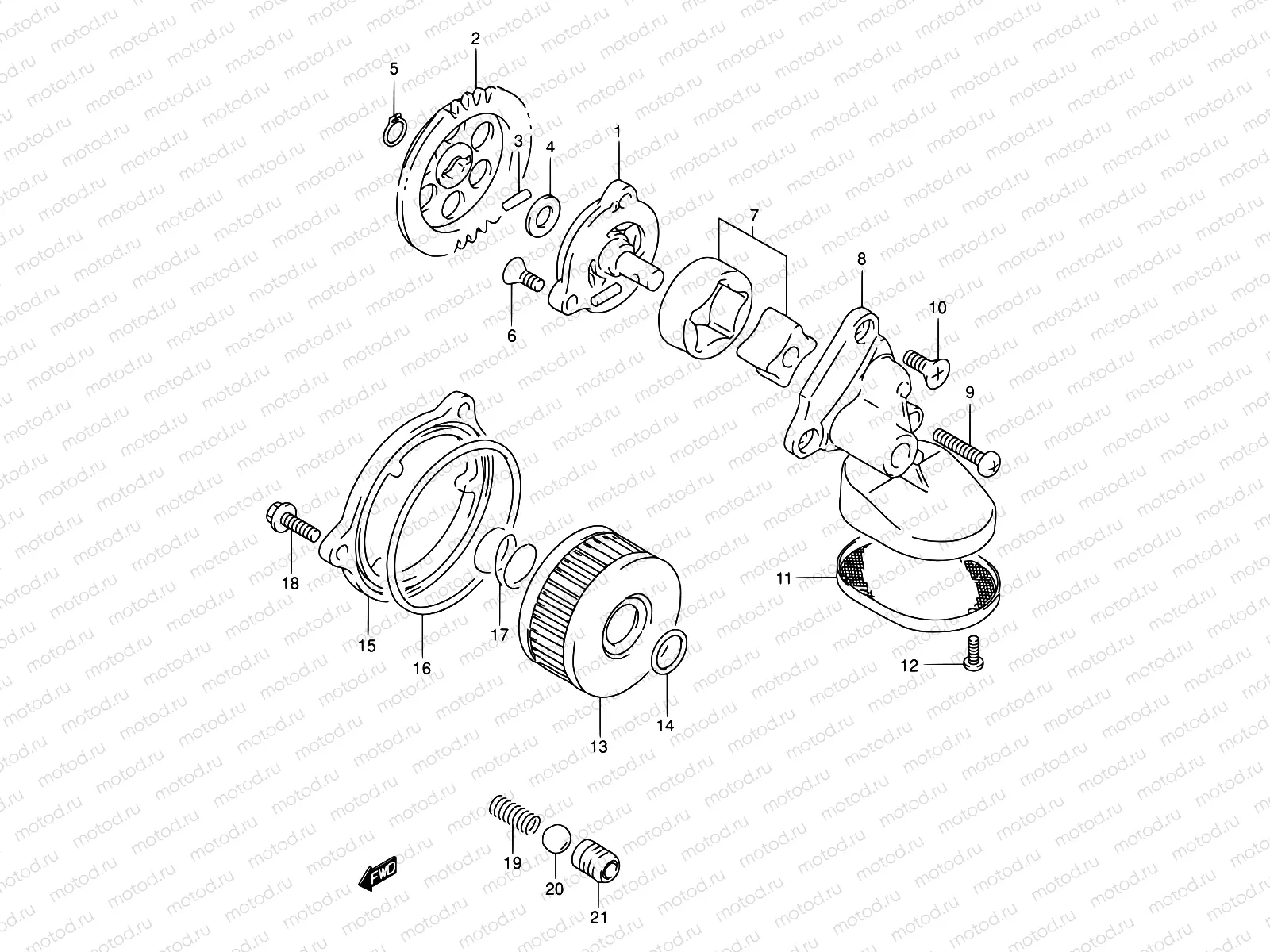 12 - OIL PUMP