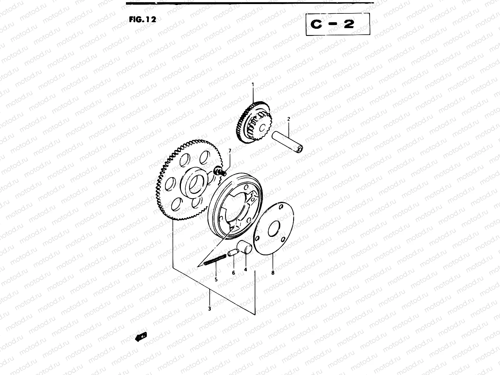 12 - STARTER CLUTCH
