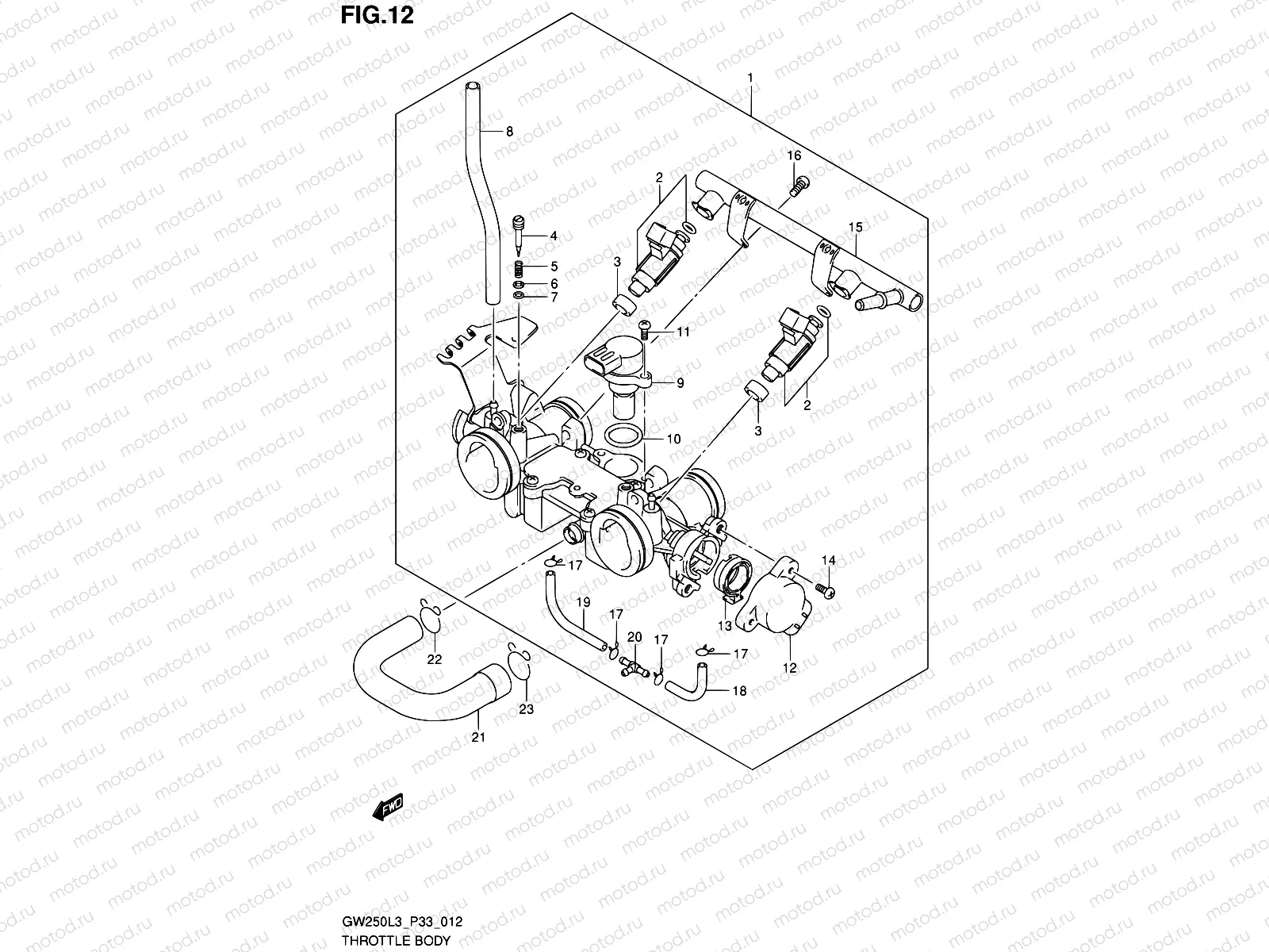 12 - THROTTLE BODY