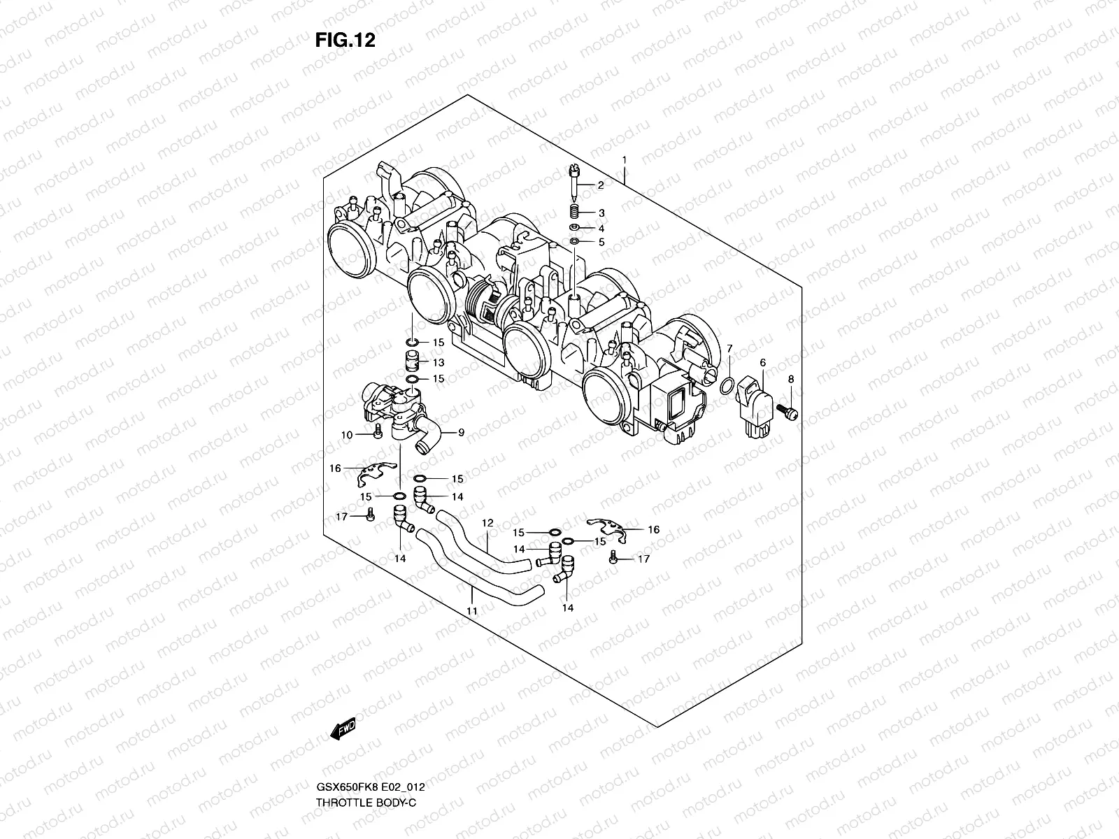 12 - THROTTLE BODY