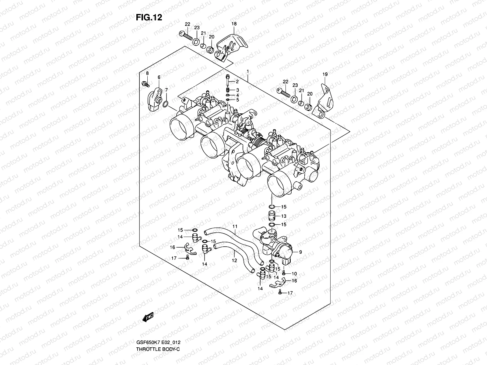 12 - THROTTLE BODY