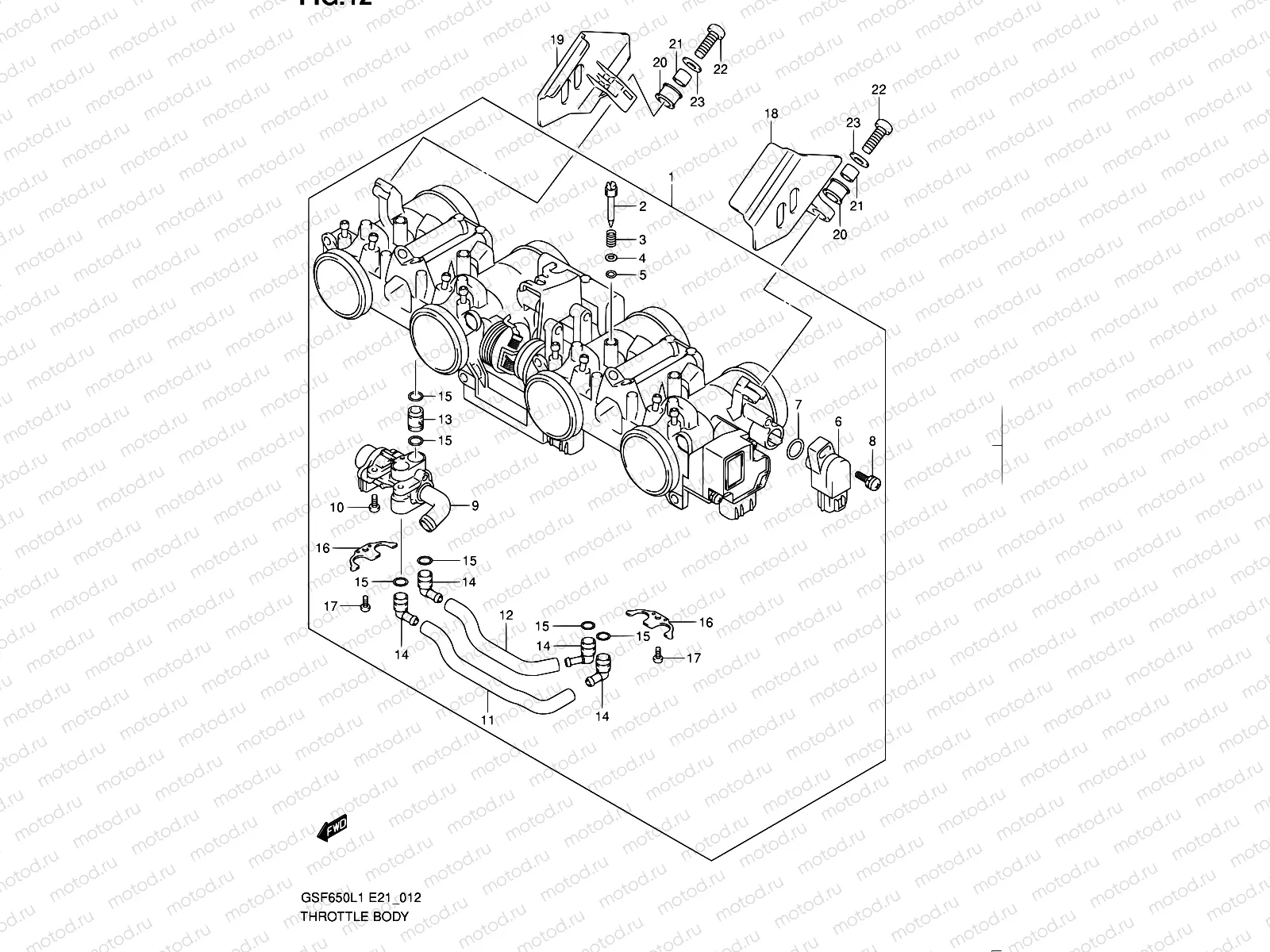 12 - THROTTLE BODY