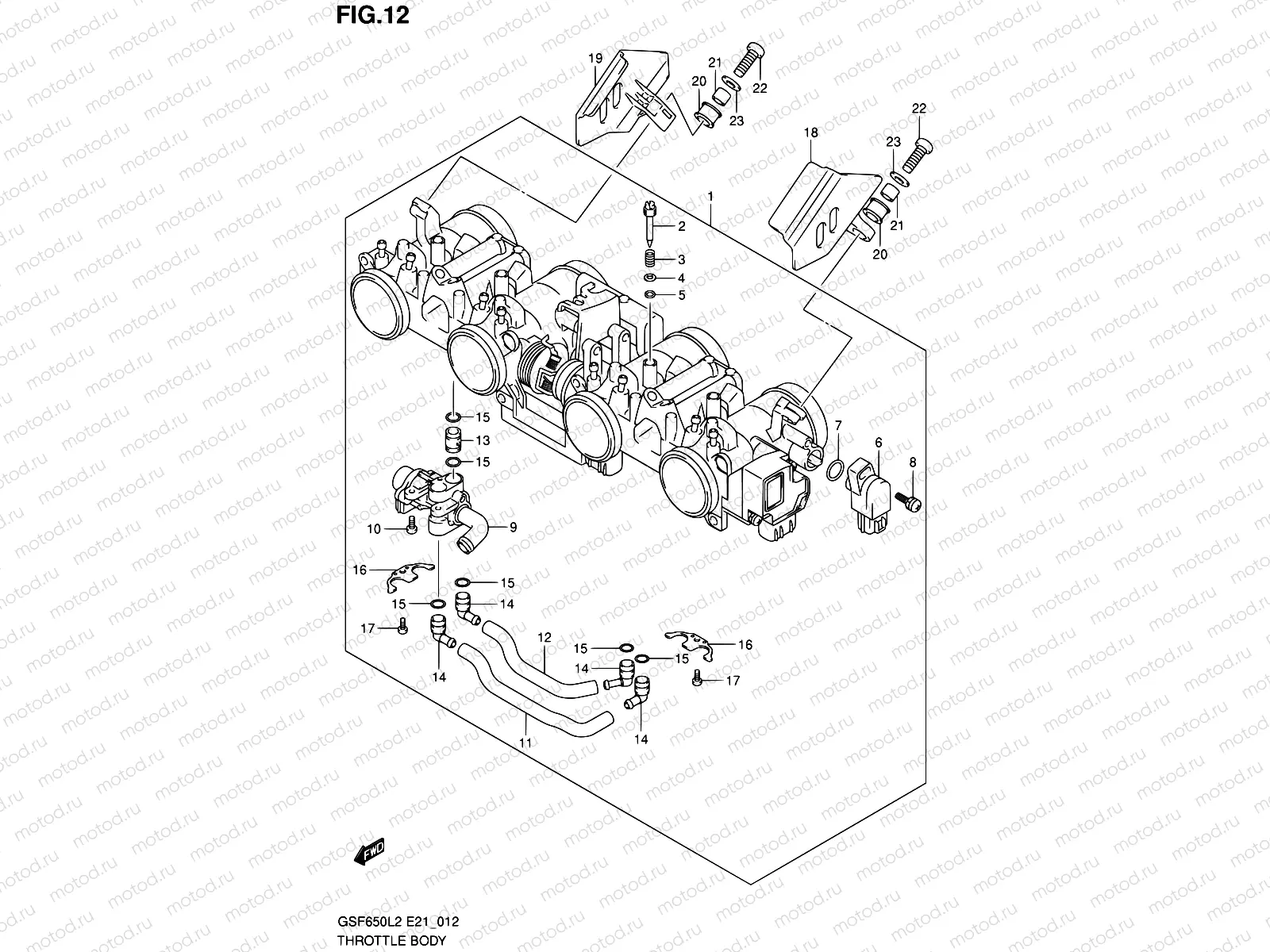 12 - THROTTLE BODY