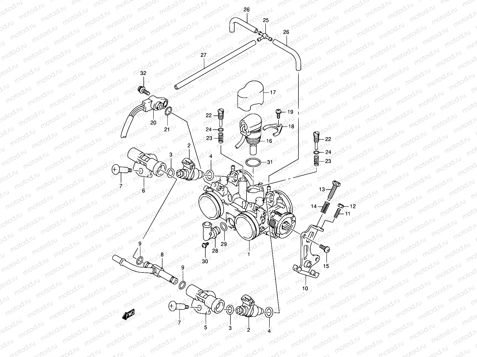 12 - THROTTLE BODY