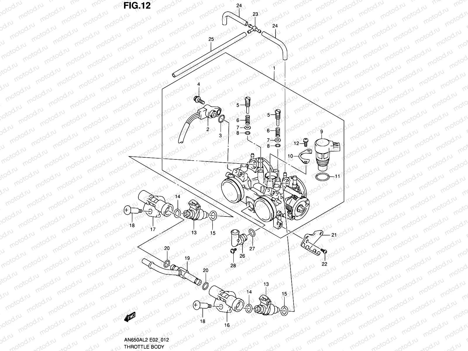 12 - THROTTLE BODY