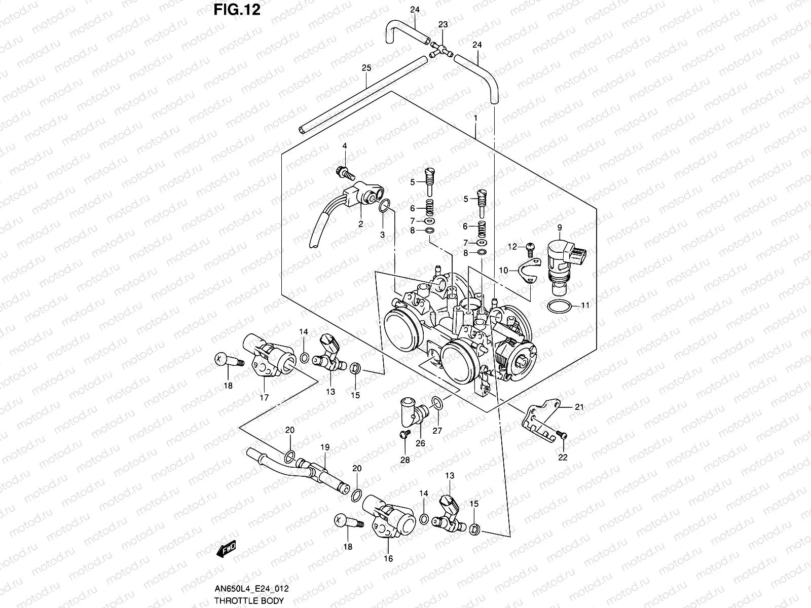 12 - THROTTLE BODY