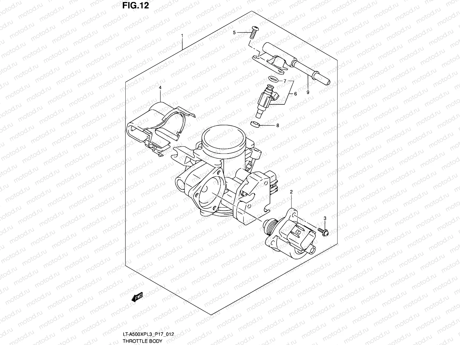 12 - THROTTLE BODY