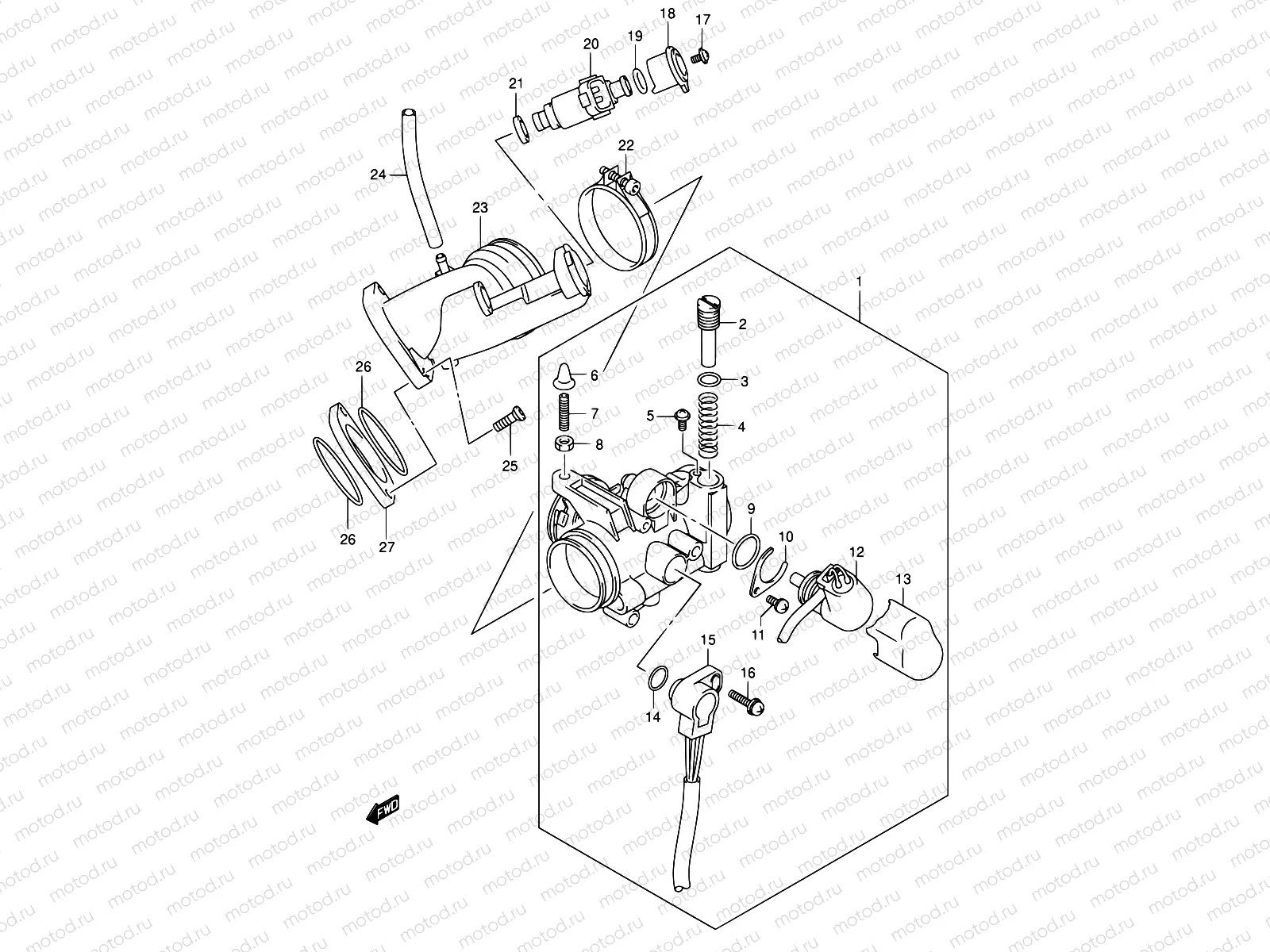 12 - THROTTLE BODY