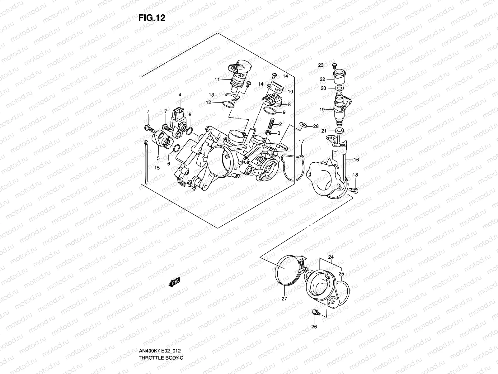 12 - THROTTLE BODY