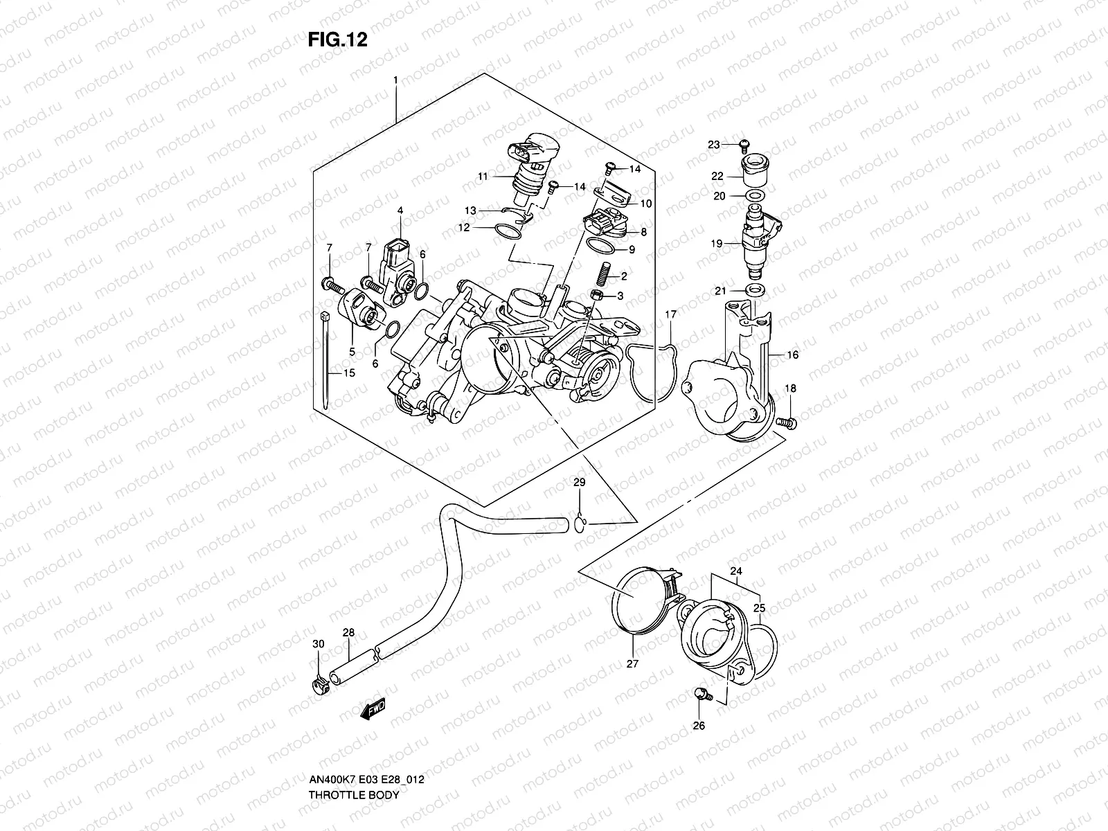 12 - THROTTLE BODY