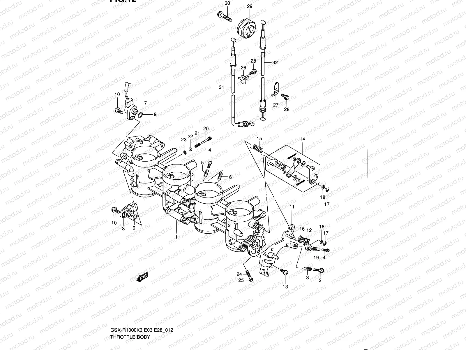 12 - THROTTLE BODY