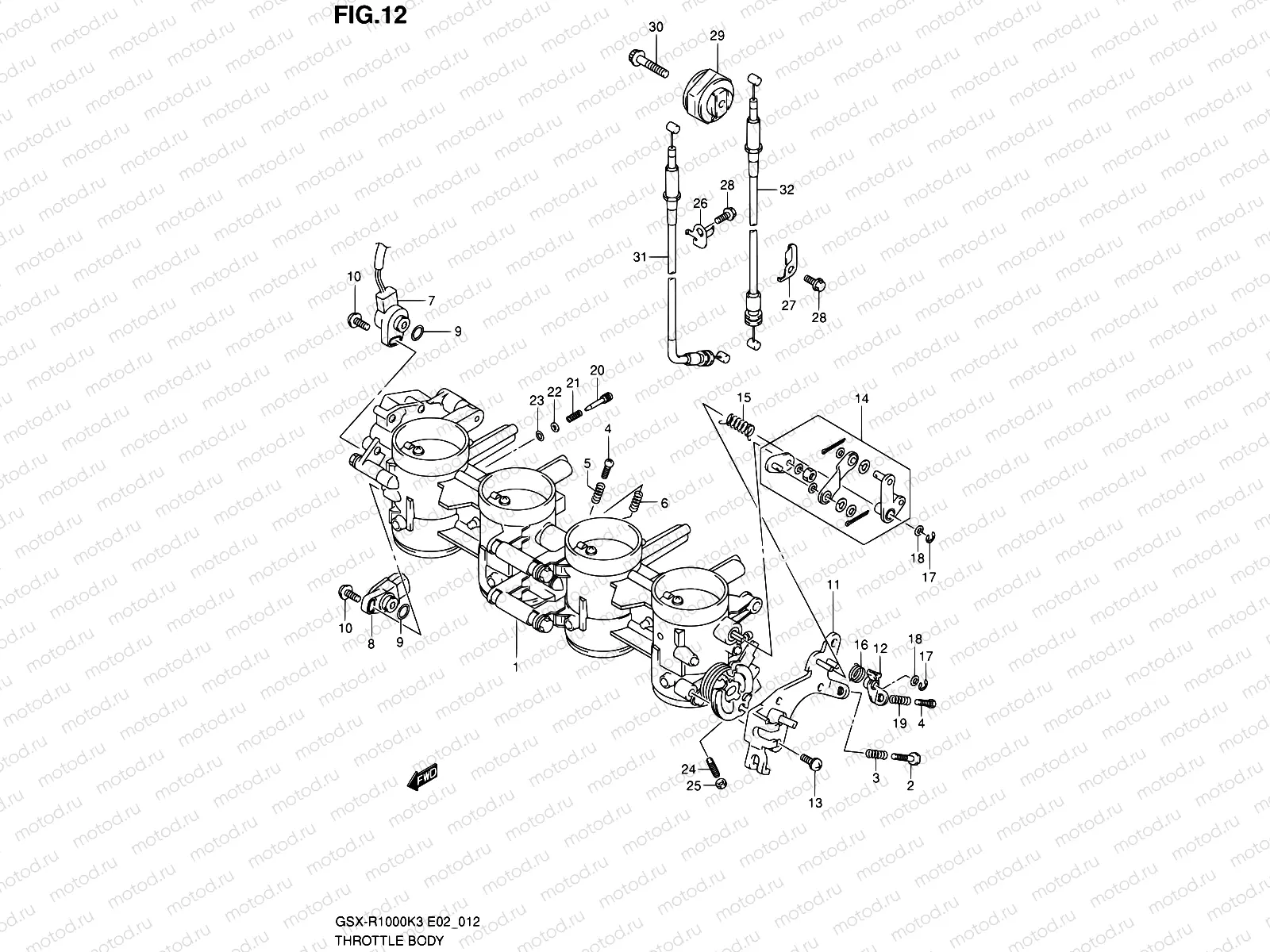 12 - THROTTLE BODY