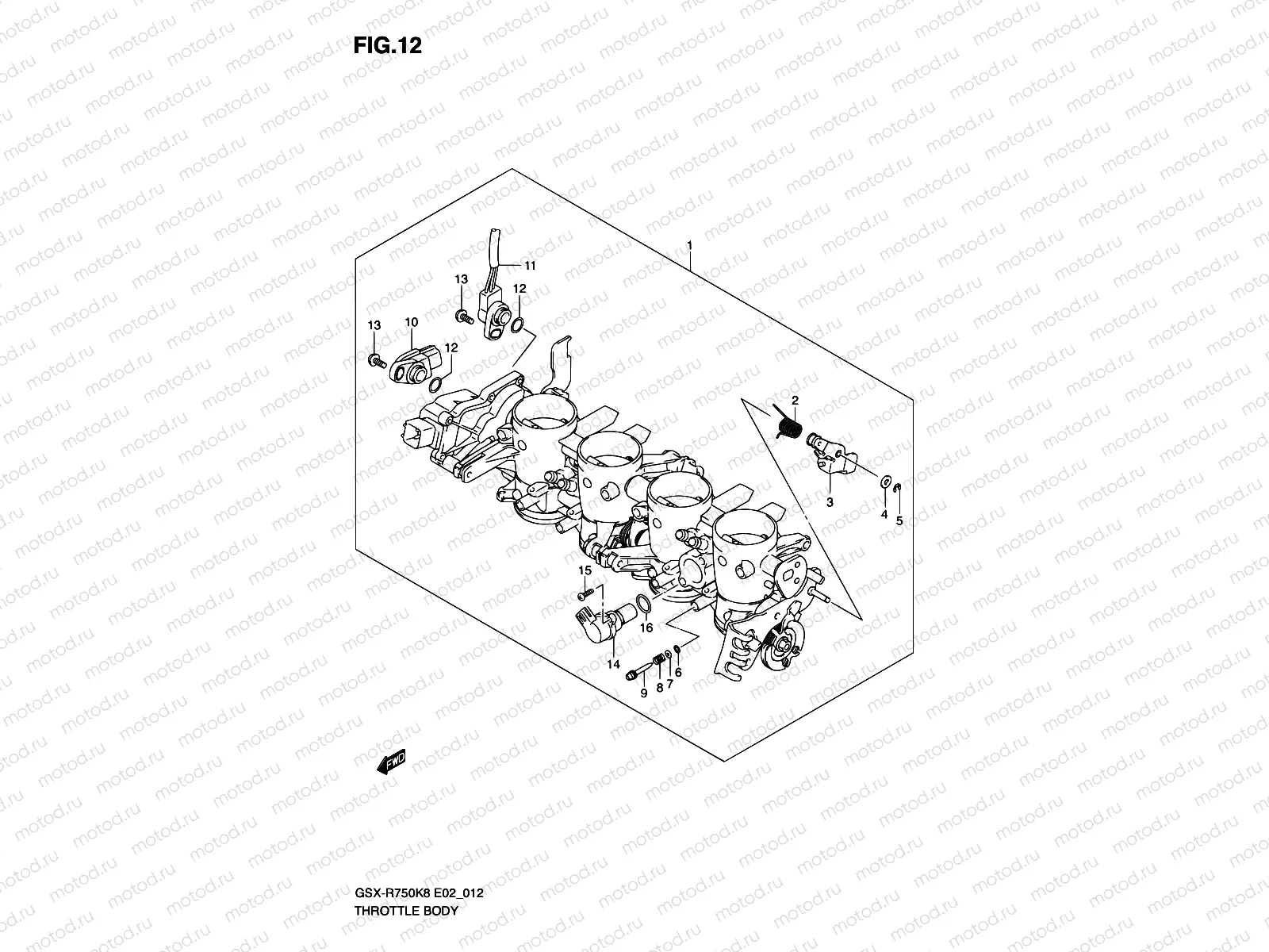 12 - THROTTLE BODY