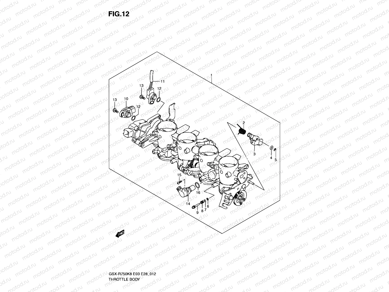 12 - THROTTLE BODY