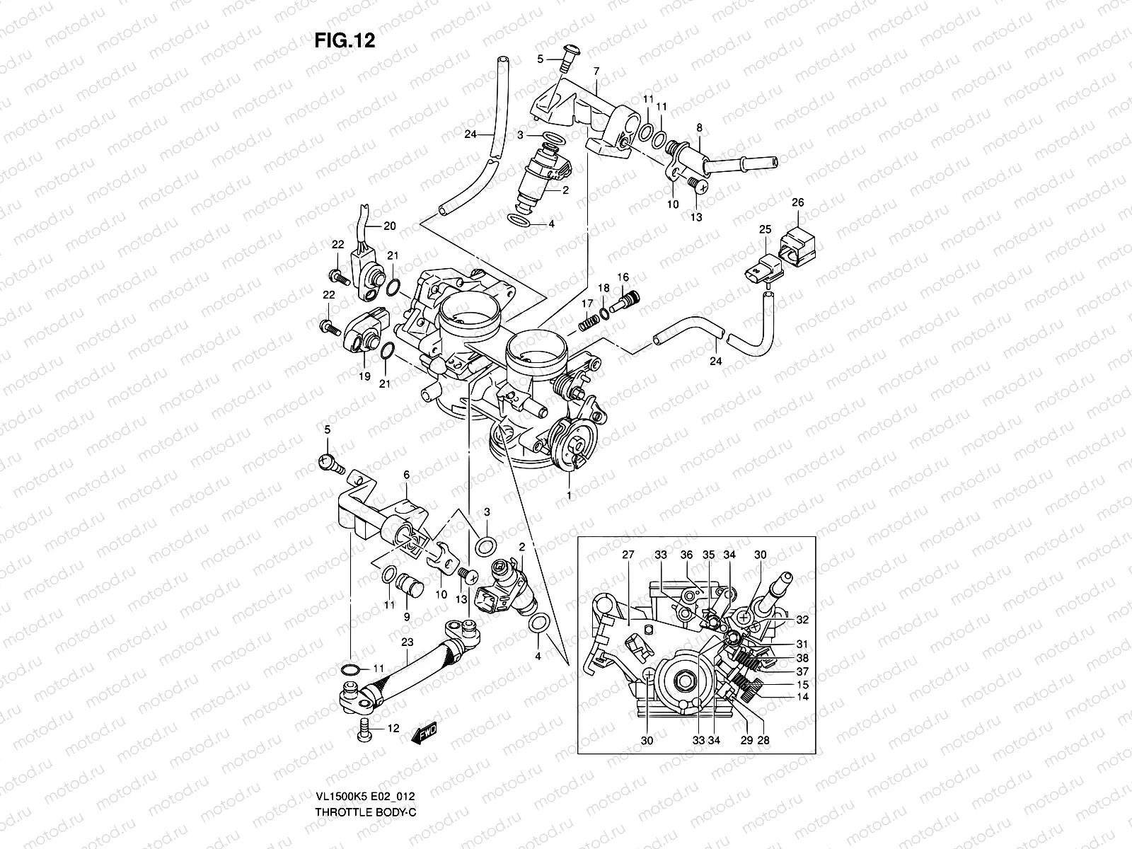 12 - THROTTLE BODY