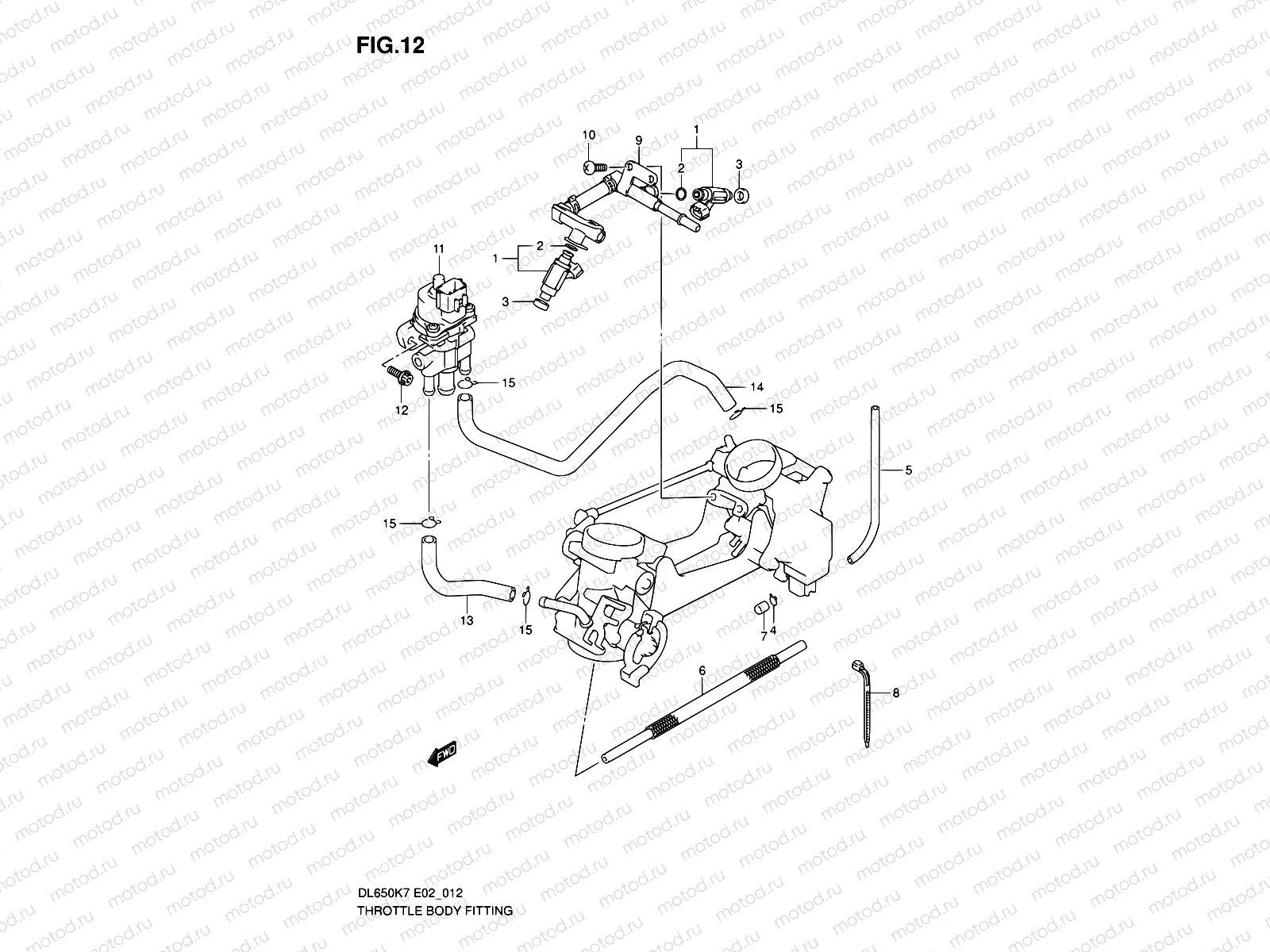 12 - THROTTLE BODY FITTING