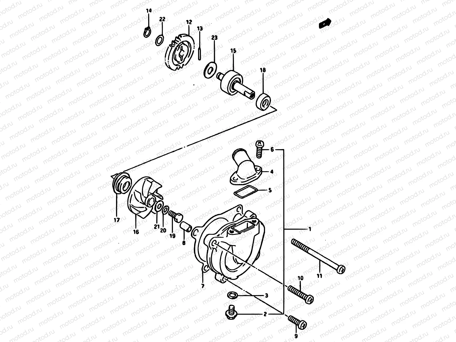12 - WATER PUMP
