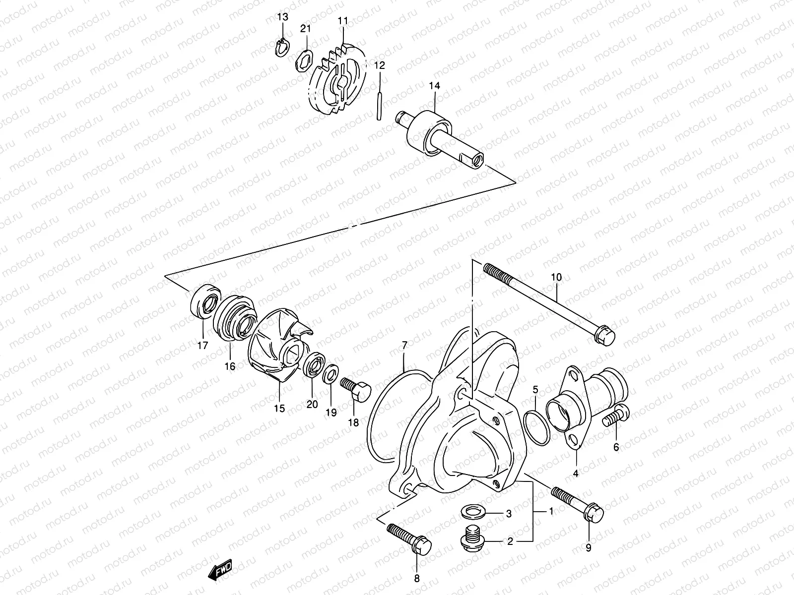 12 - WATER PUMP