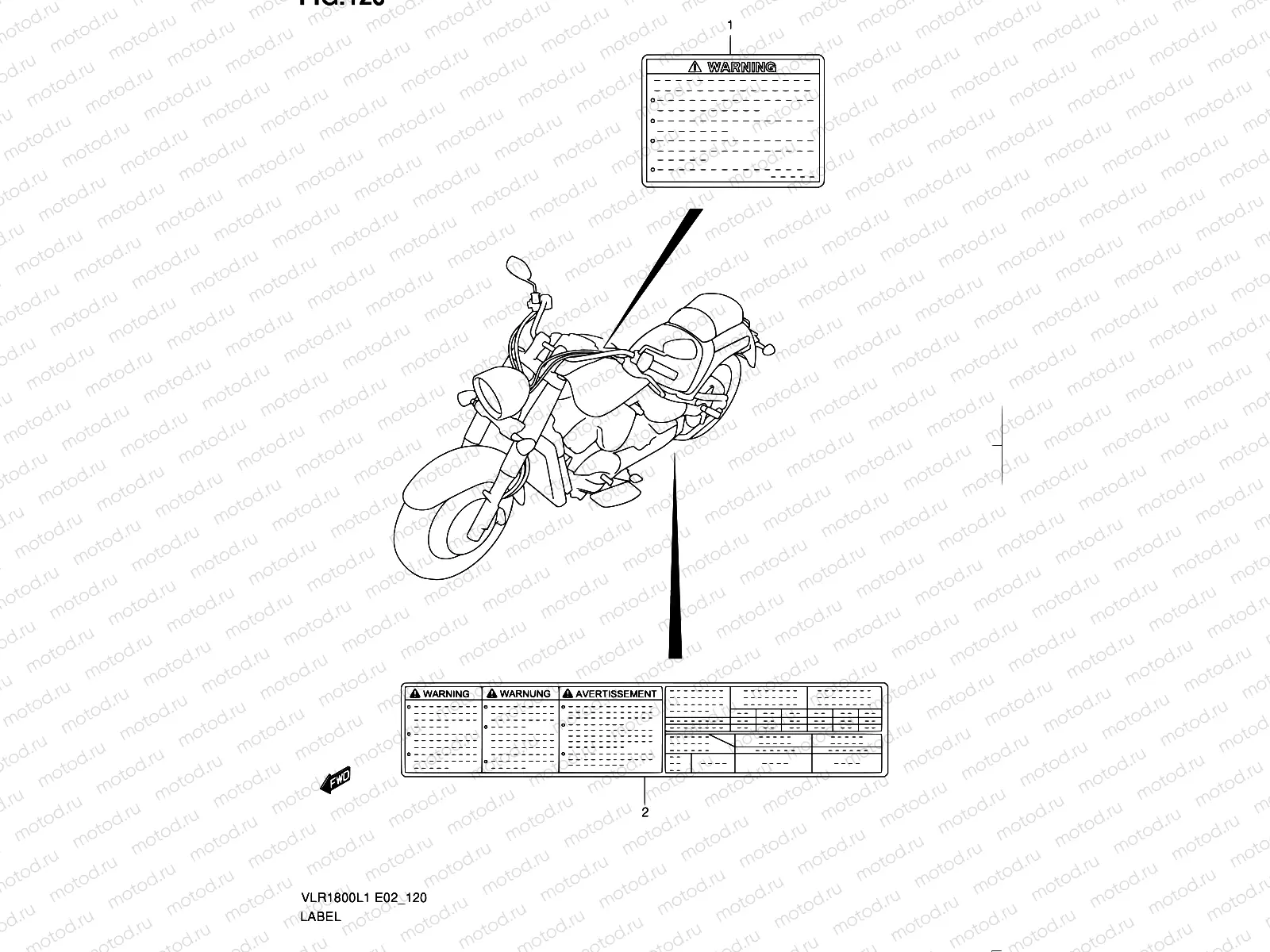 120 - LABEL (VLR1800L1 E24)
