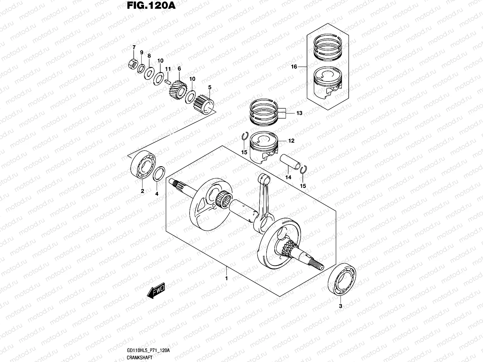 120A - CRANKSHAFT