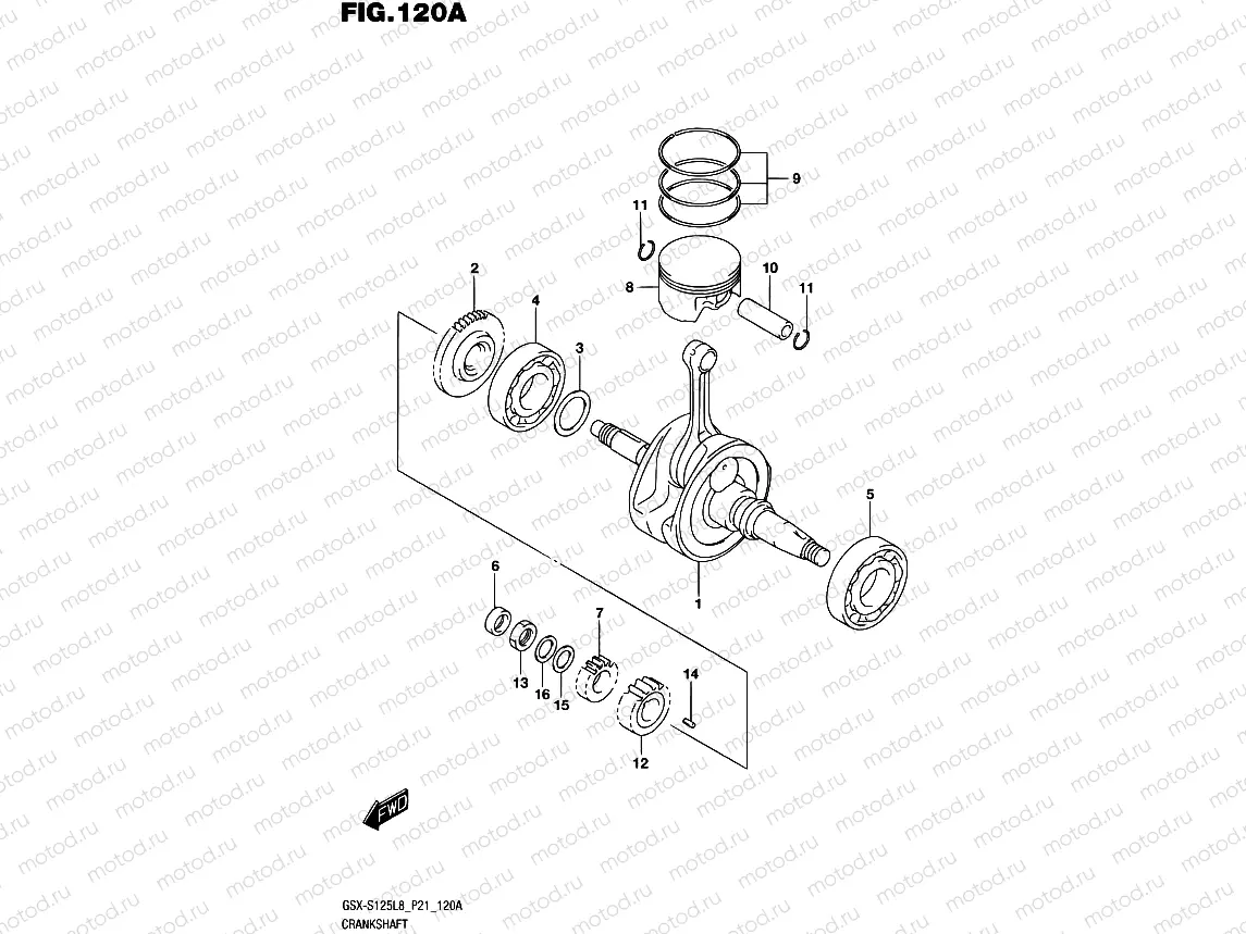 120A - CRANKSHAFT