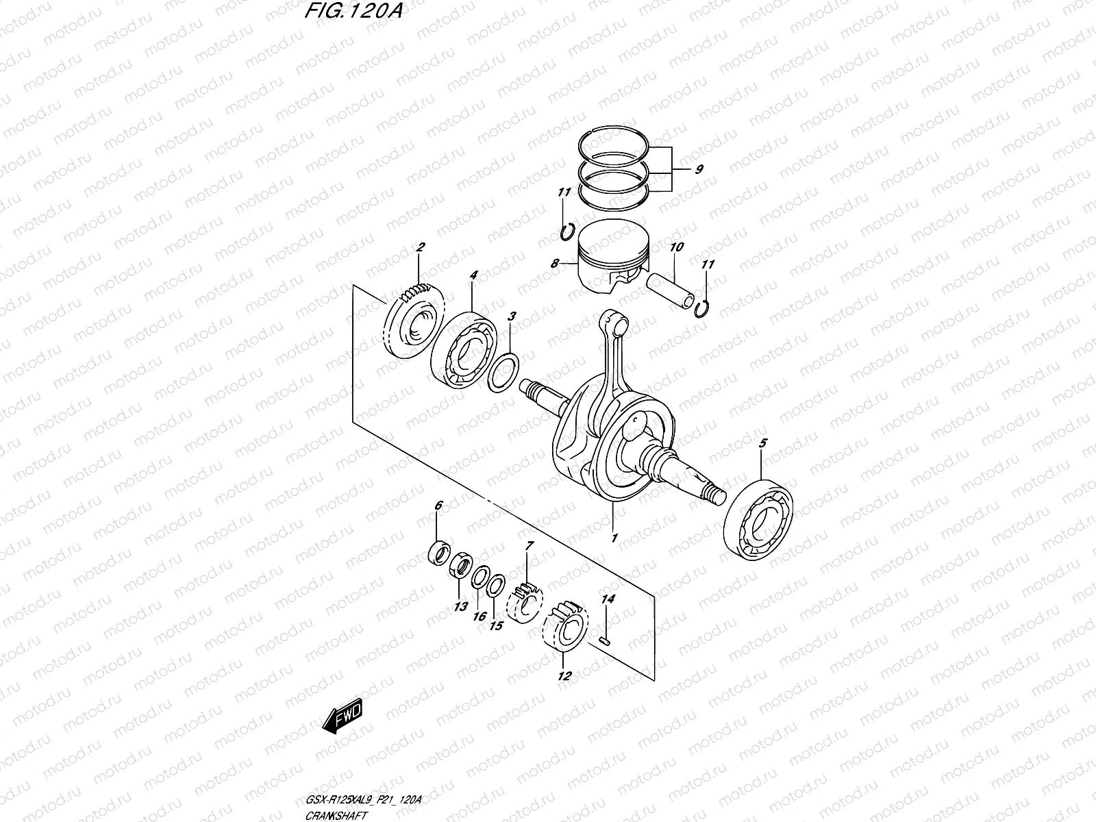 120A - CRANKSHAFT