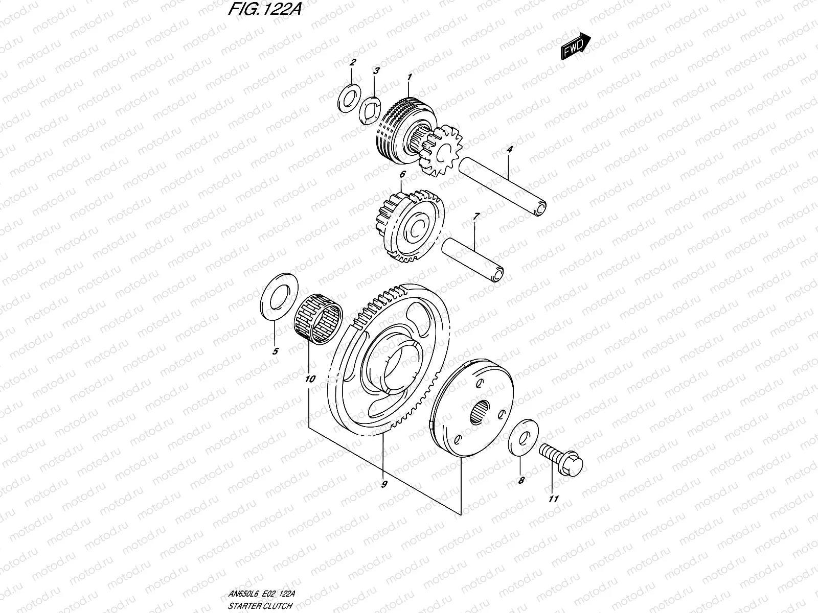 122A - STARTER CLUTCH