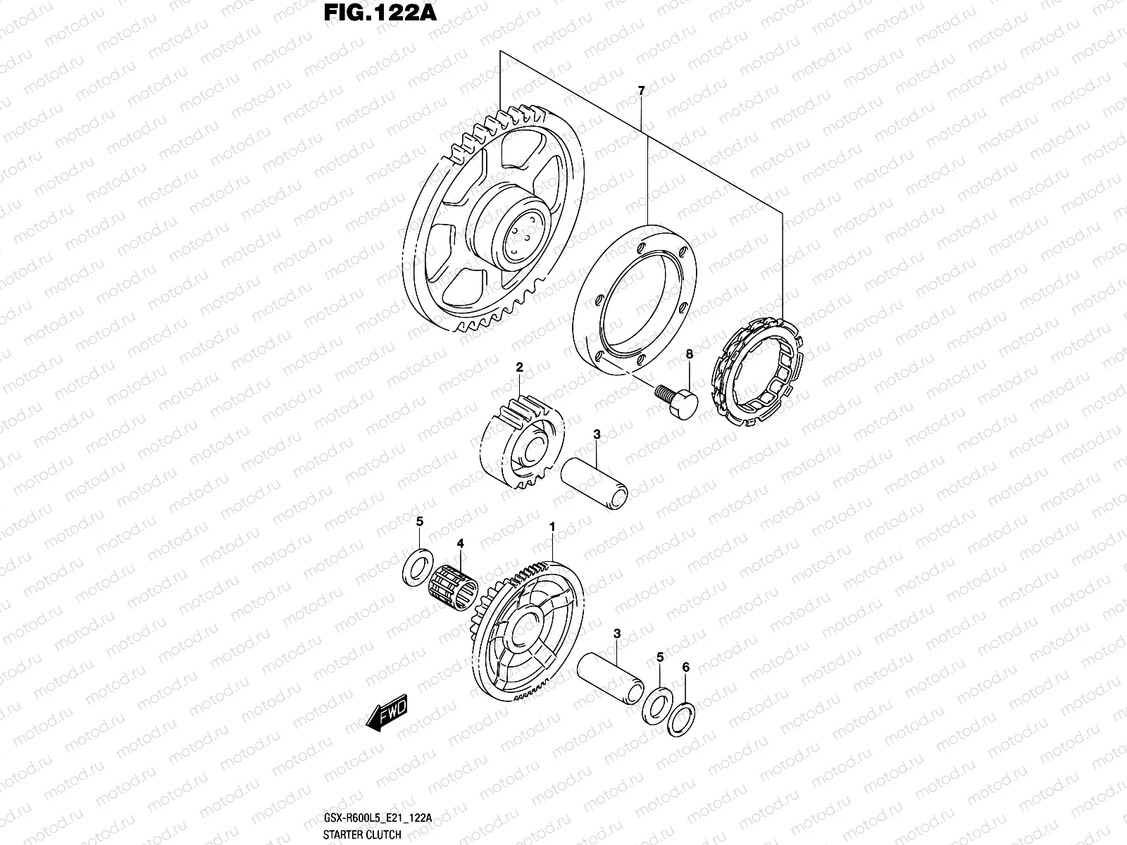 122A - STARTER CLUTCH