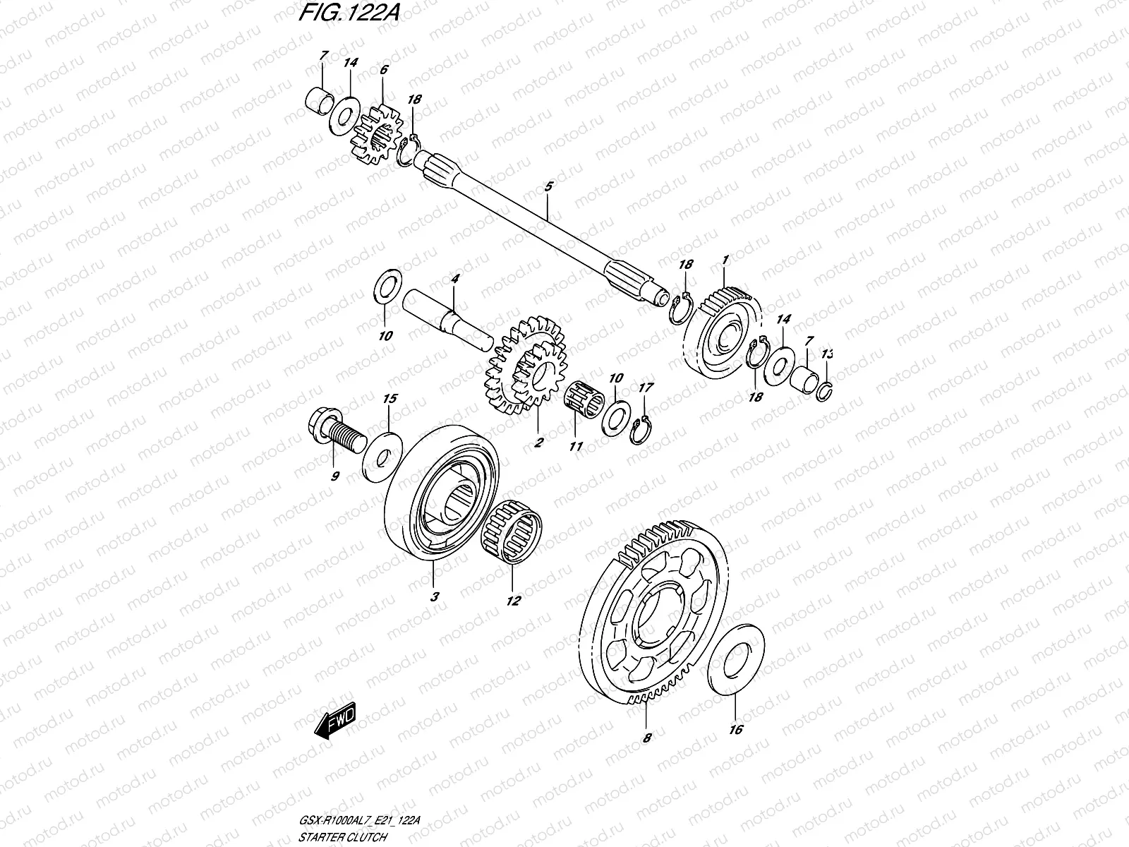 122A - STARTER CLUTCH