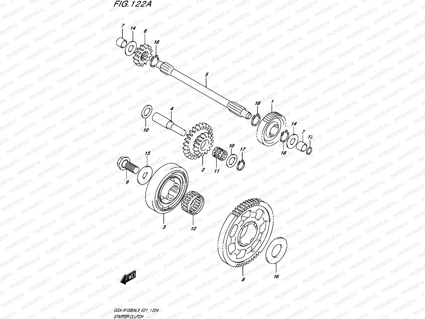 122A - STARTER CLUTCH