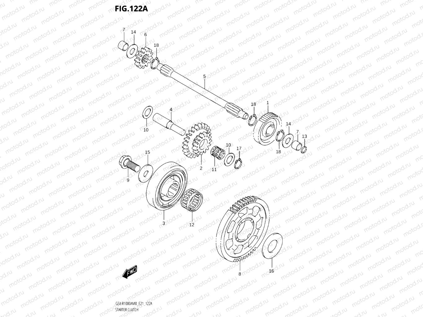 122A - STARTER CLUTCH