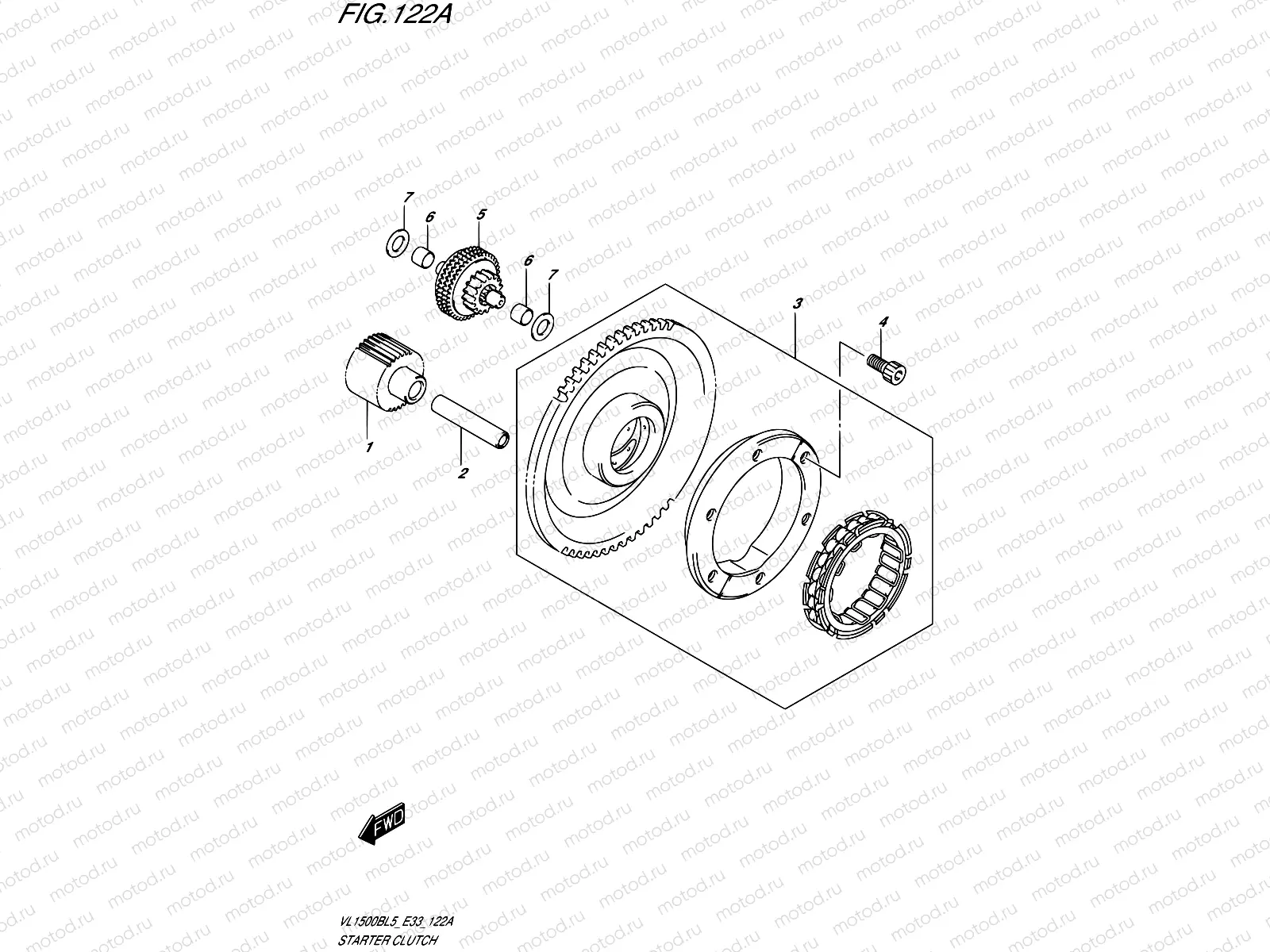 122A - STARTER CLUTCH