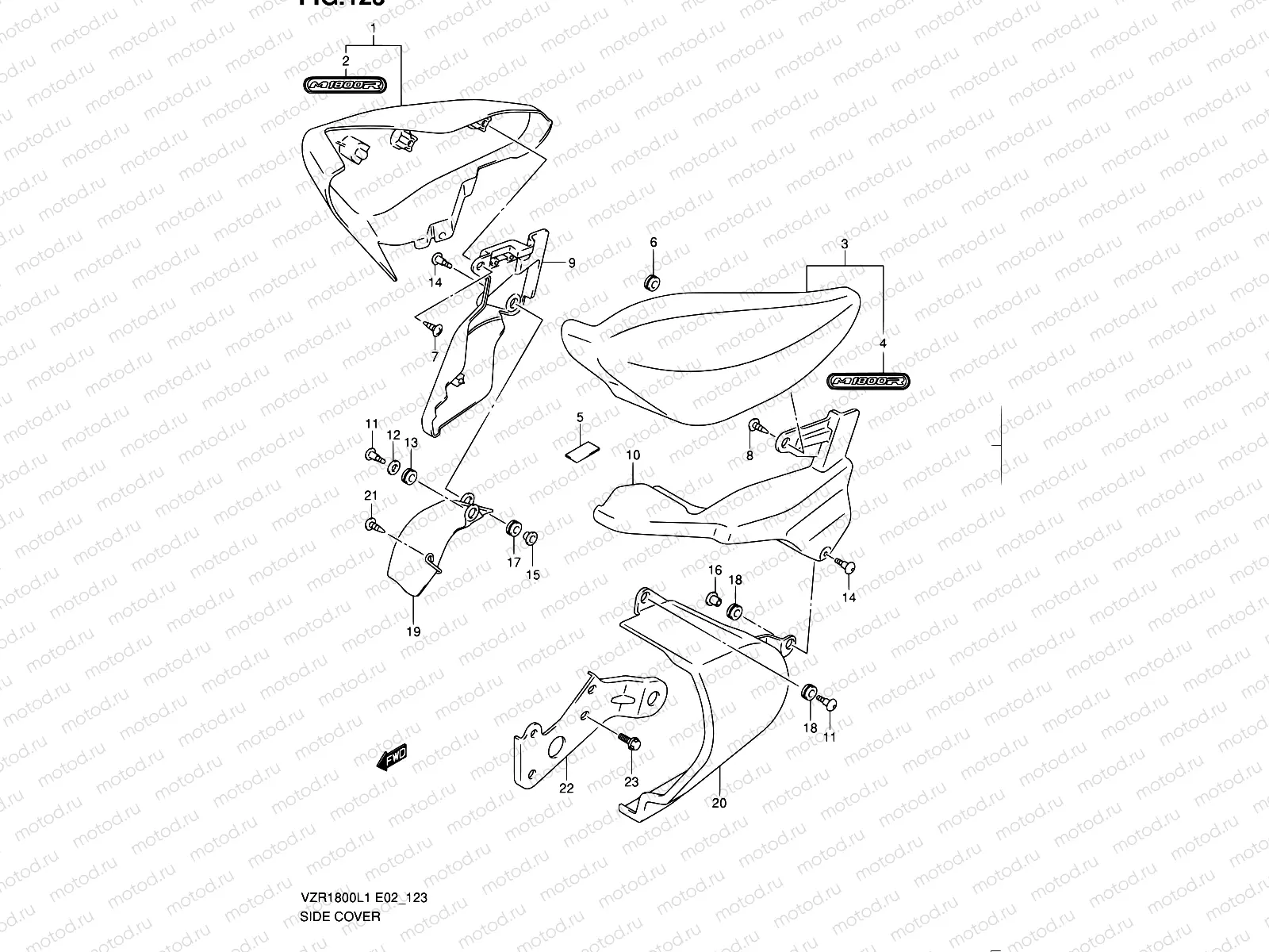 123 - SIDE COVER (VZR1800UFL1 E19)