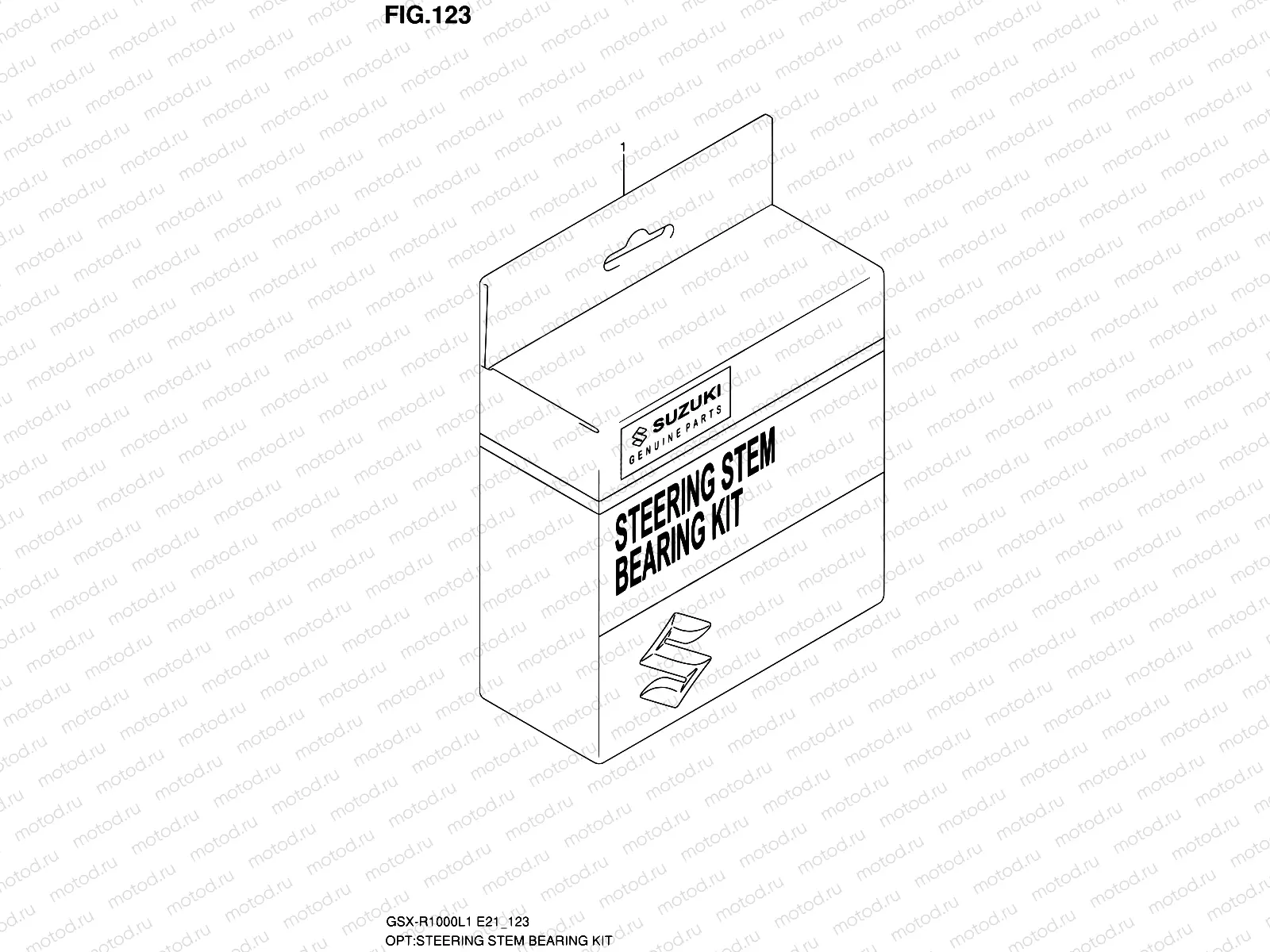 123 - STEERING STEM BEARING KIT